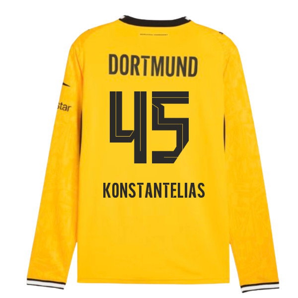 Kids' Borussia Dortmund 2026/27 Home Long Sleeve Jersey