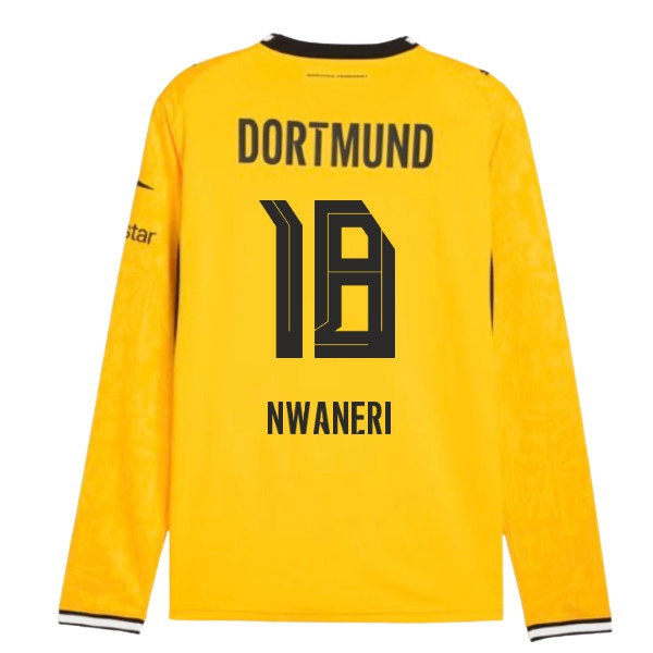 Women's Borussia Dortmund 2026/27 Home Long Sleeve Jersey