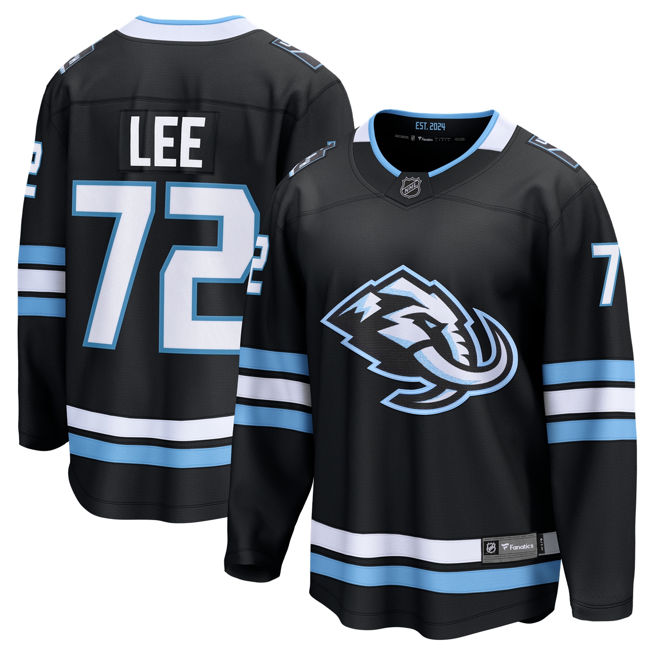 Women's Anders Lee Utah Black Home Jersey
