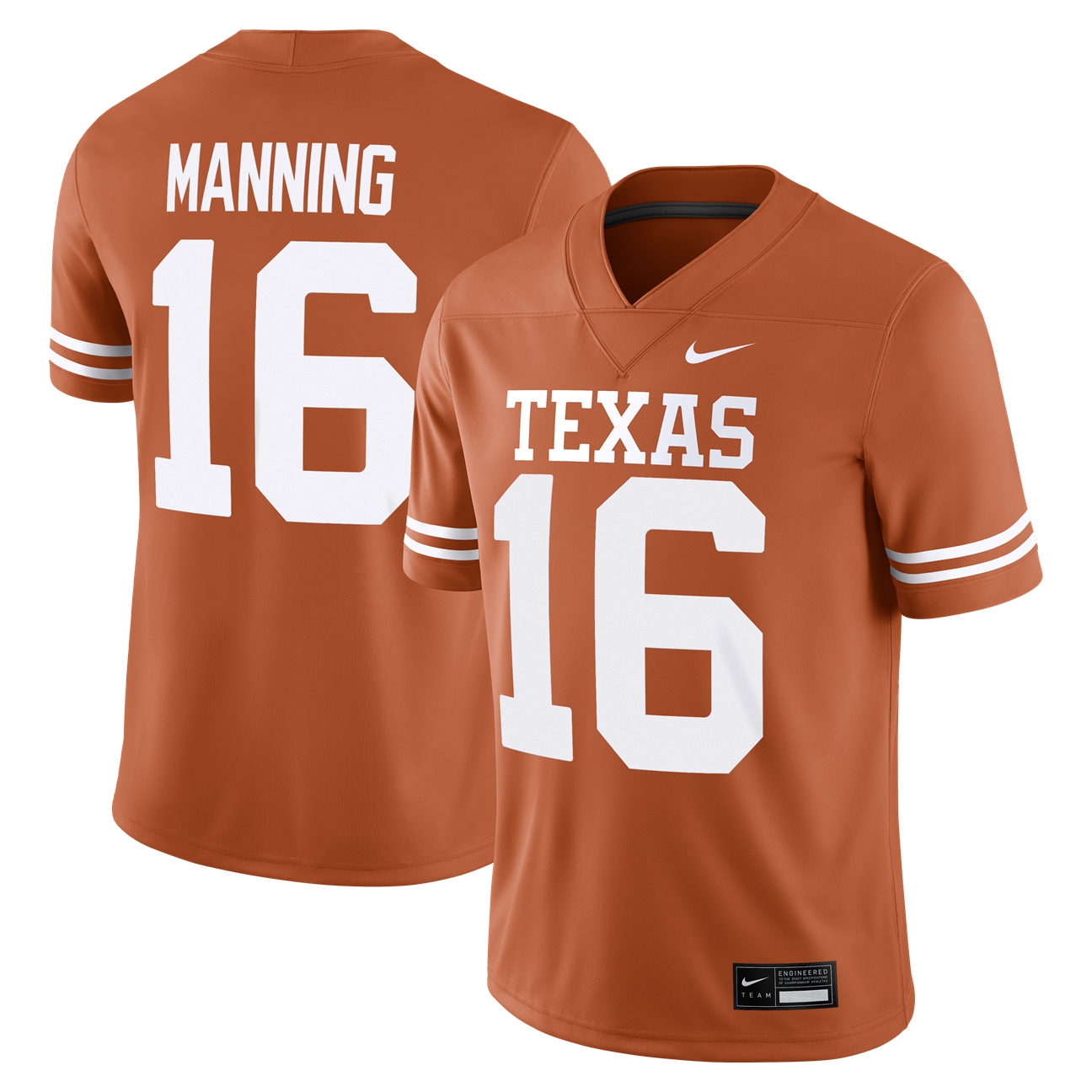 Men's Texas Longhorns Orange Player Jersey