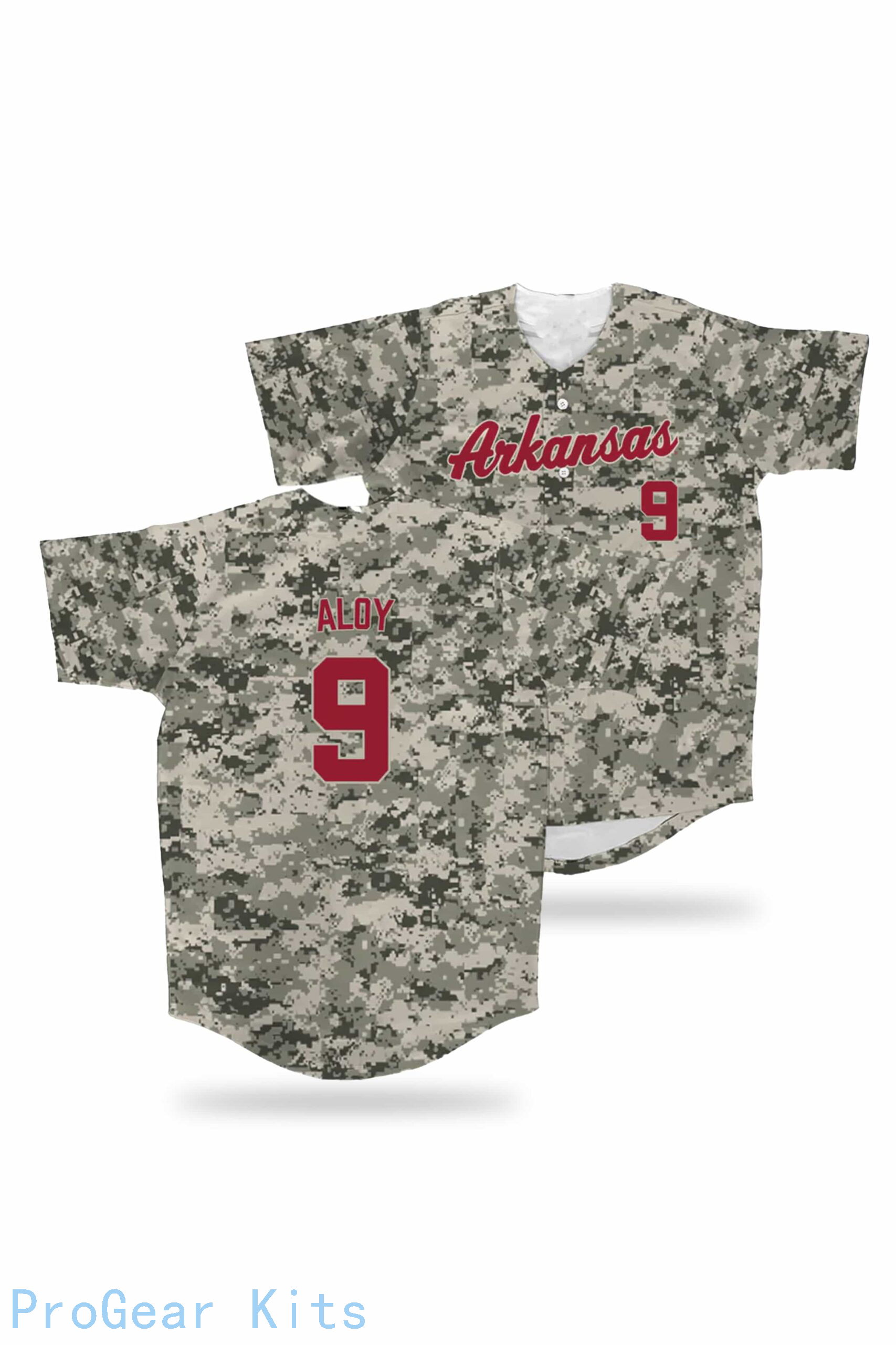 Kids' Ncaa Arkansas Camo 2026 Jersey