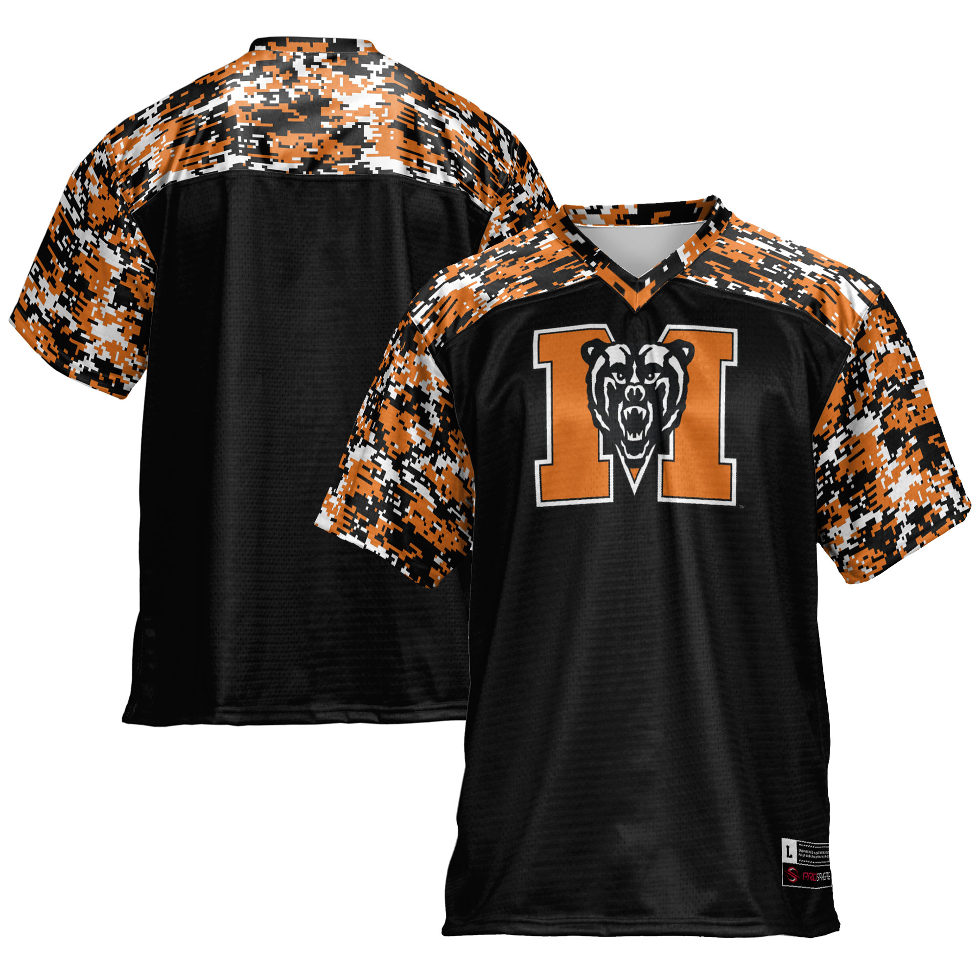 Men's Mercer Bears Black Jersey