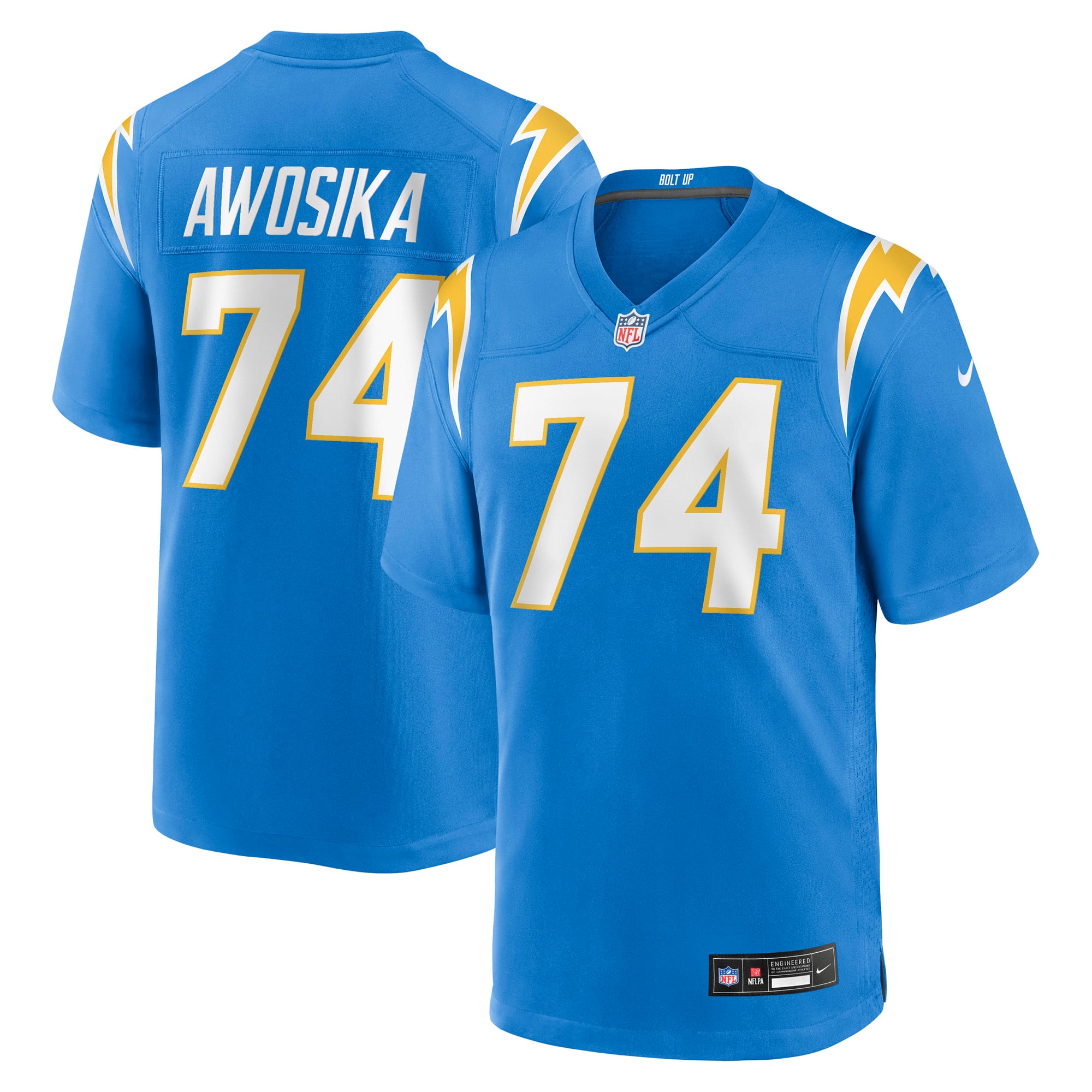 Men's Los Angeles Chargers Powder Game Jersey