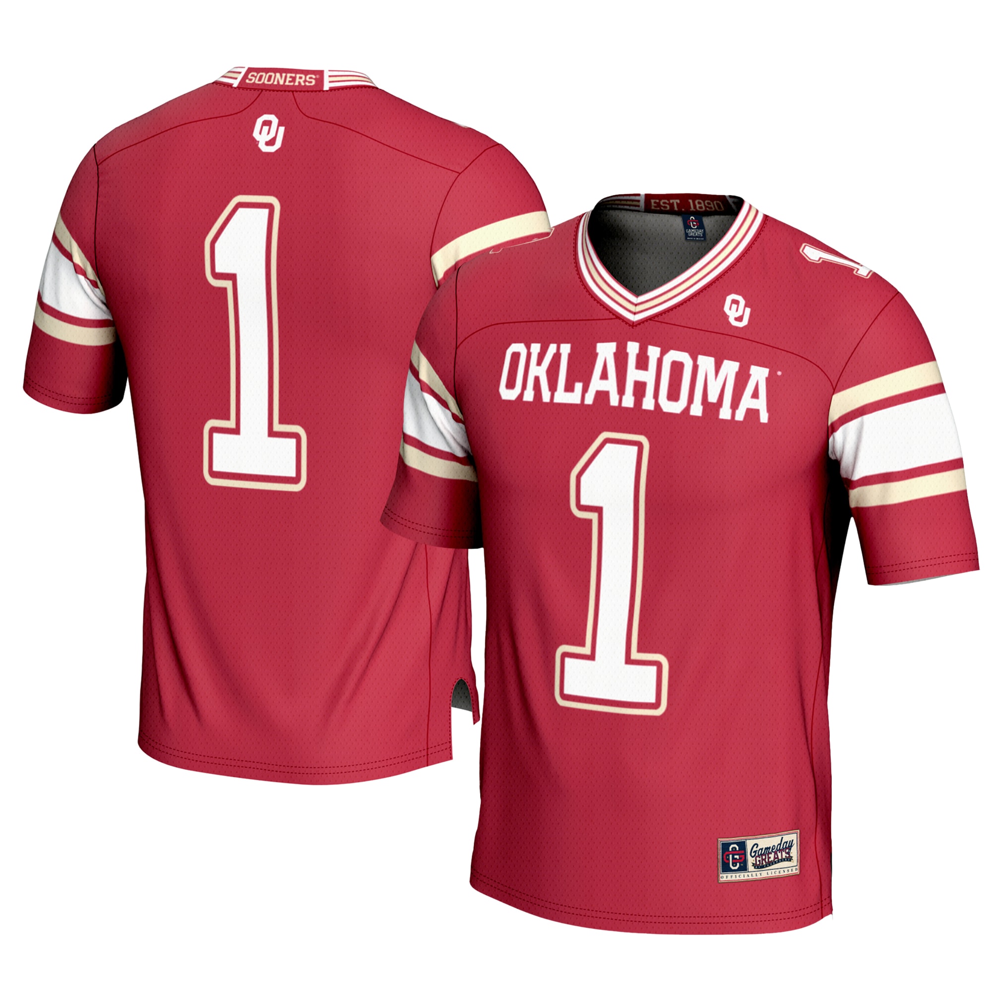 Women's Oklahoma Sooners Crimson Jersey