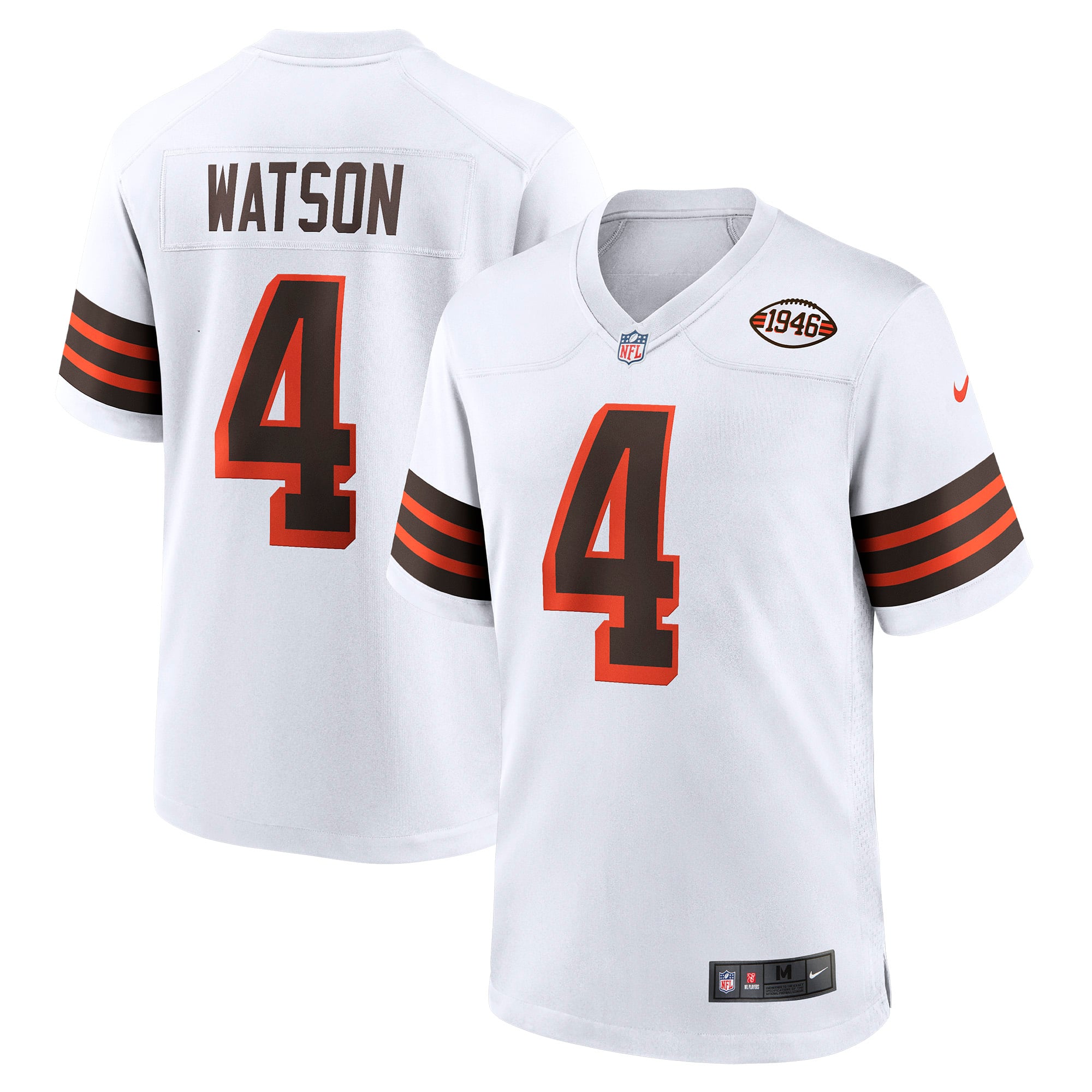 Men's Cleveland Browns White Game Jersey