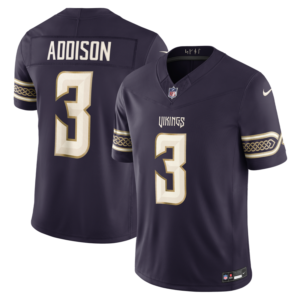 Men's Minnesota Vikings 2026 Purple Rivalries Stitched Limited Jersey