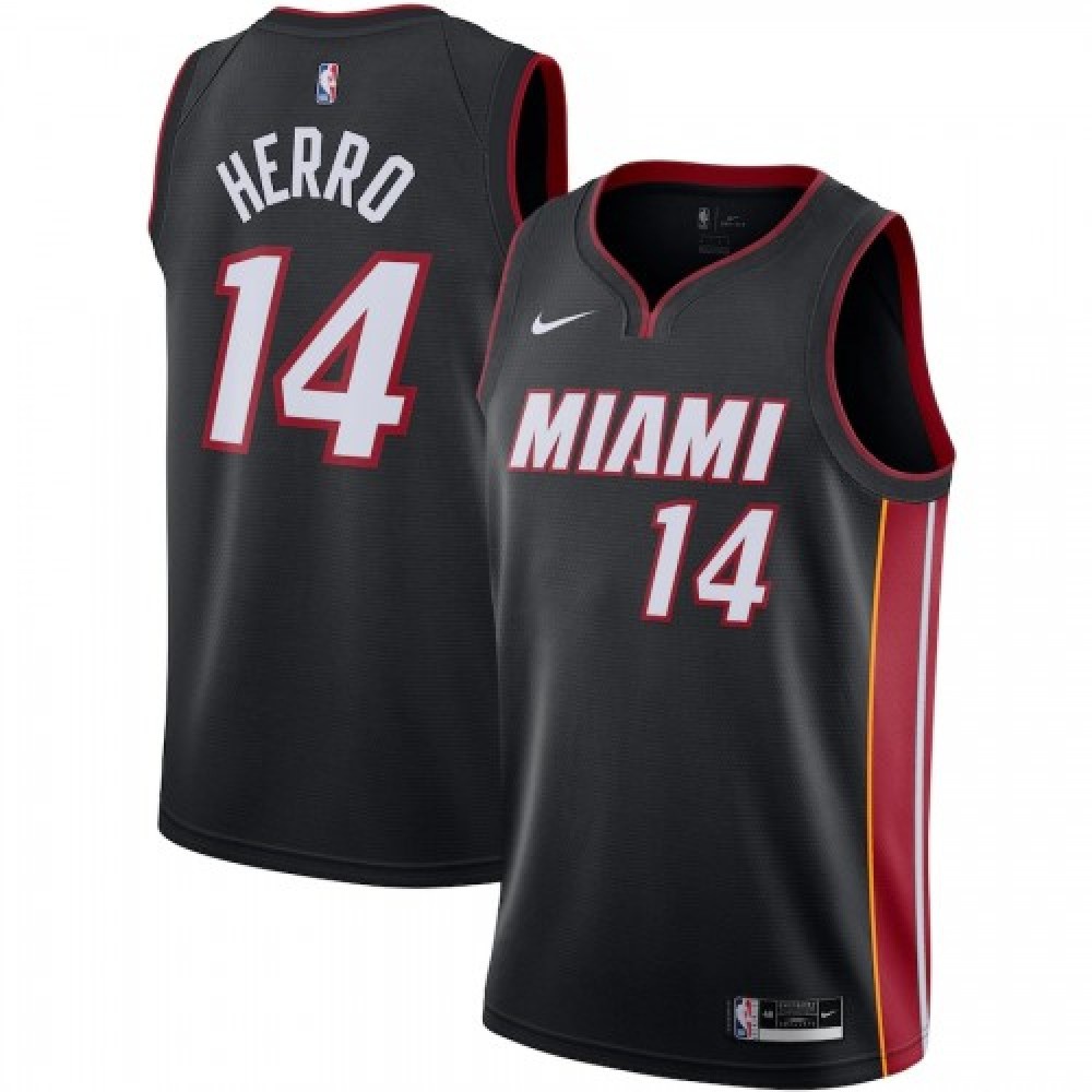 Kids' Miami Heat Black Icon Swingman Jersey
