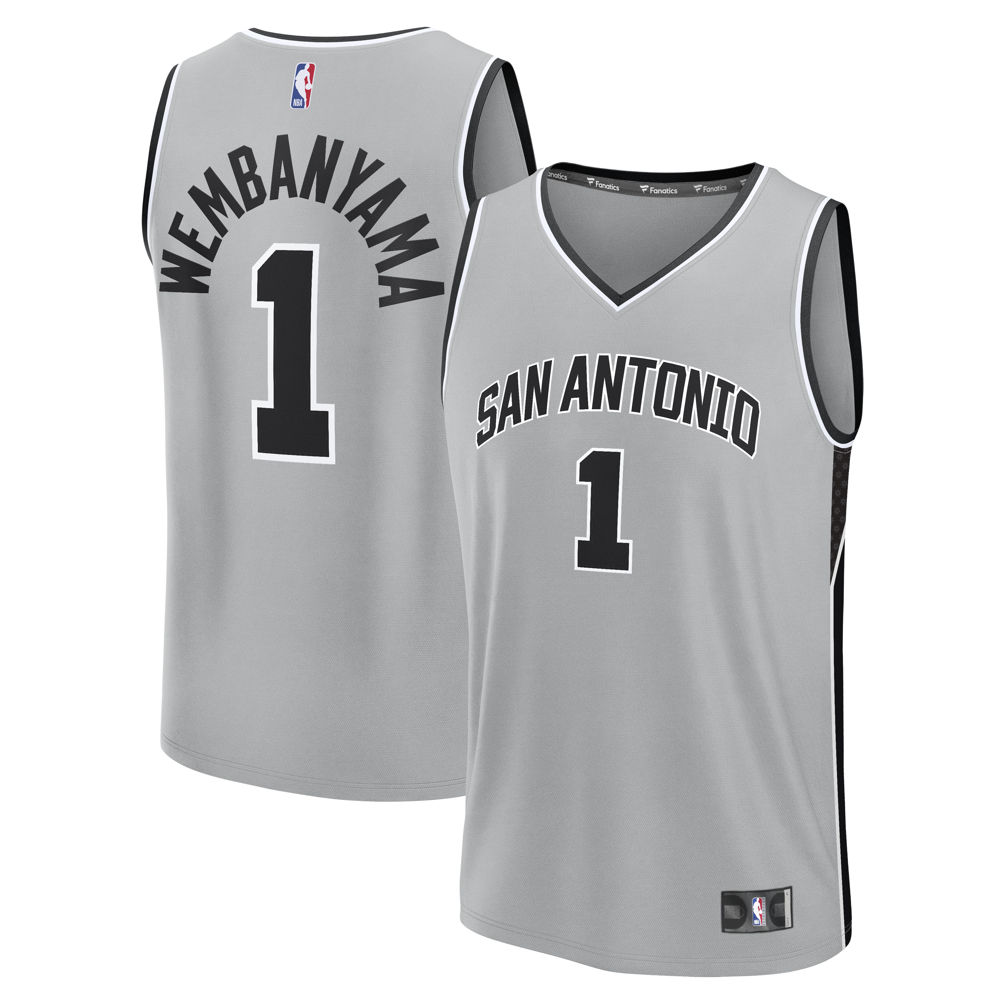 Women's San Antonio Spurs Silver Statement Jersey
