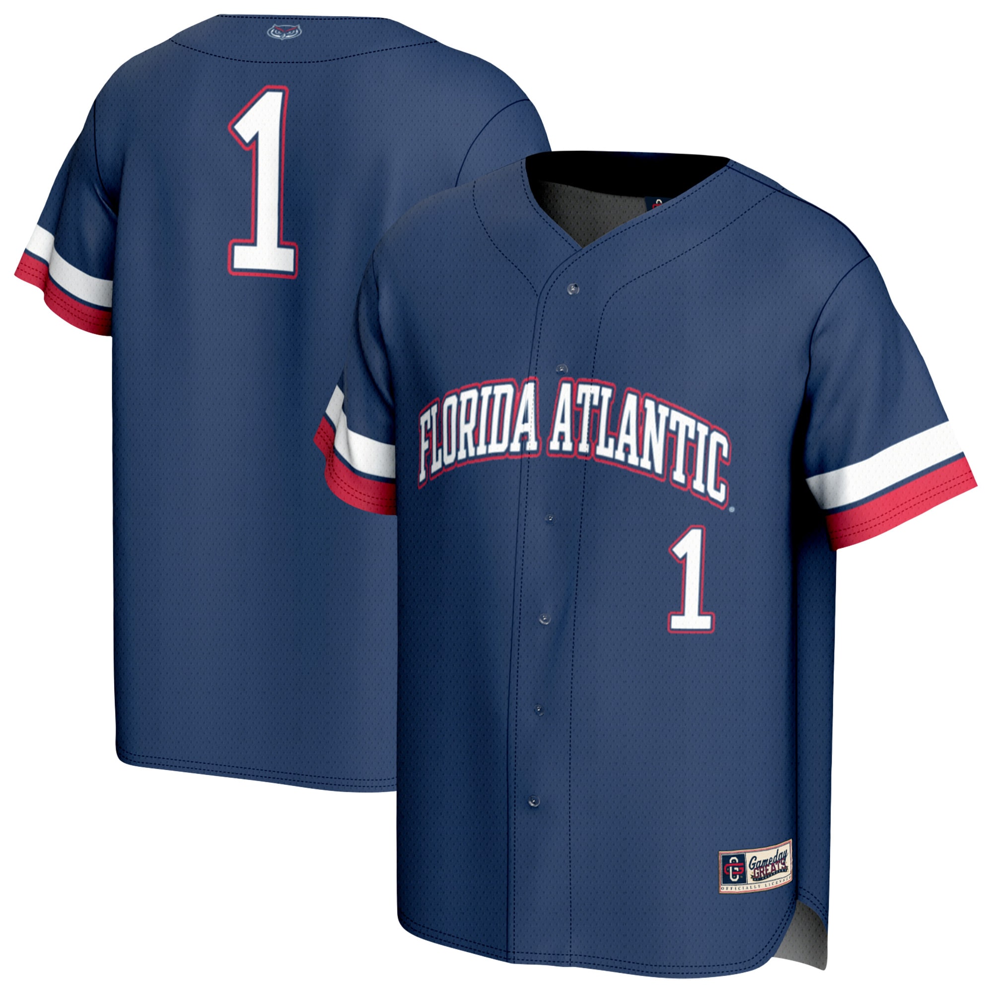 Women's Florida Atlantic Owls Navy Fashion Jersey