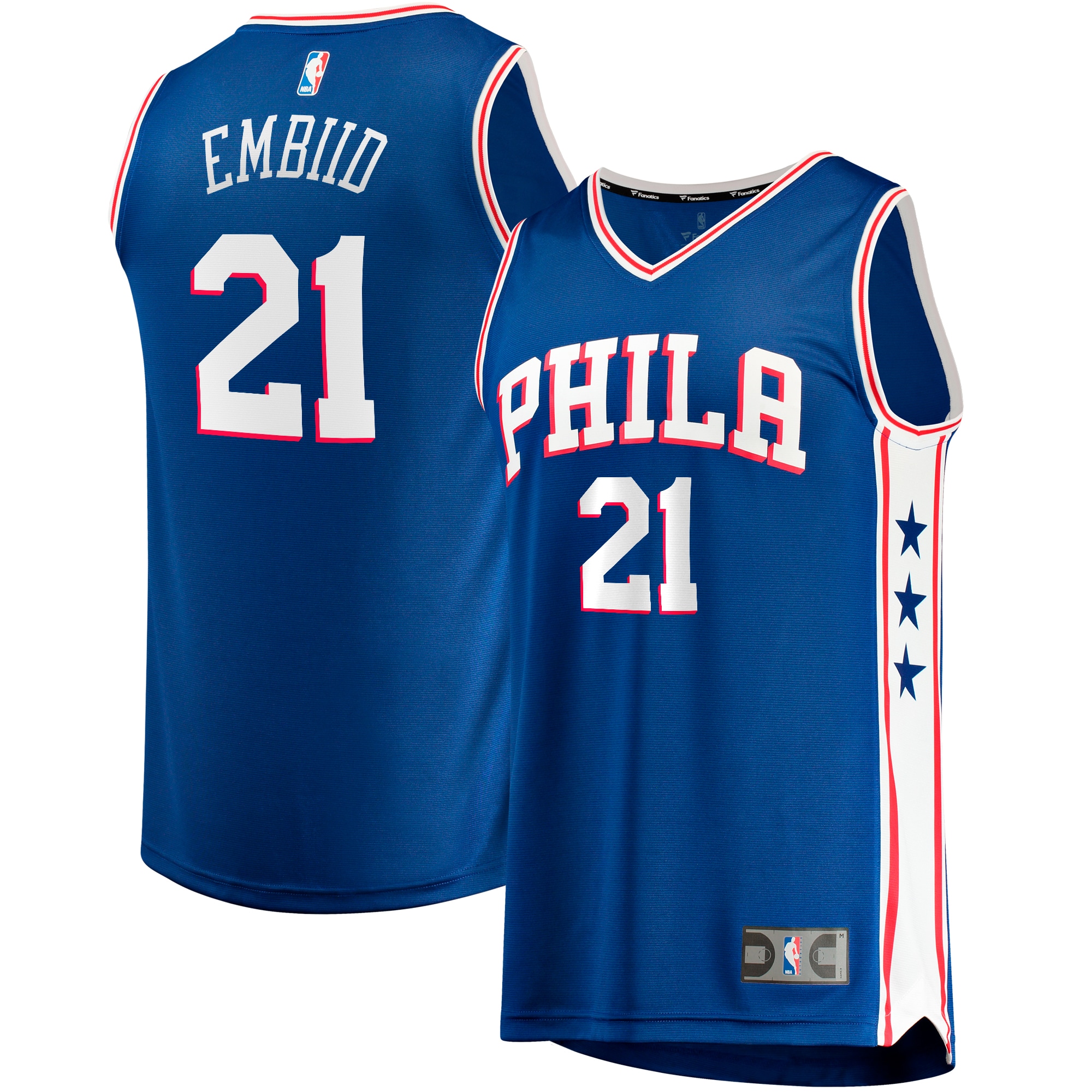Men's Philadelphia 76ers Royal Icon Player Jersey
