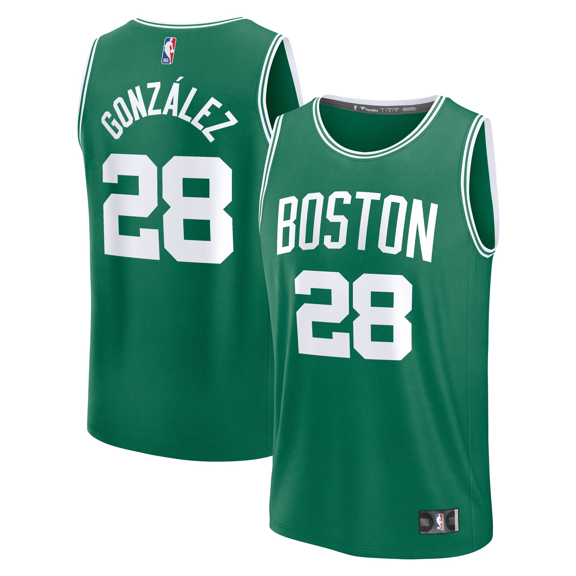 Kids' Boston Celtics 2025 Kelly Icon Replica Jersey