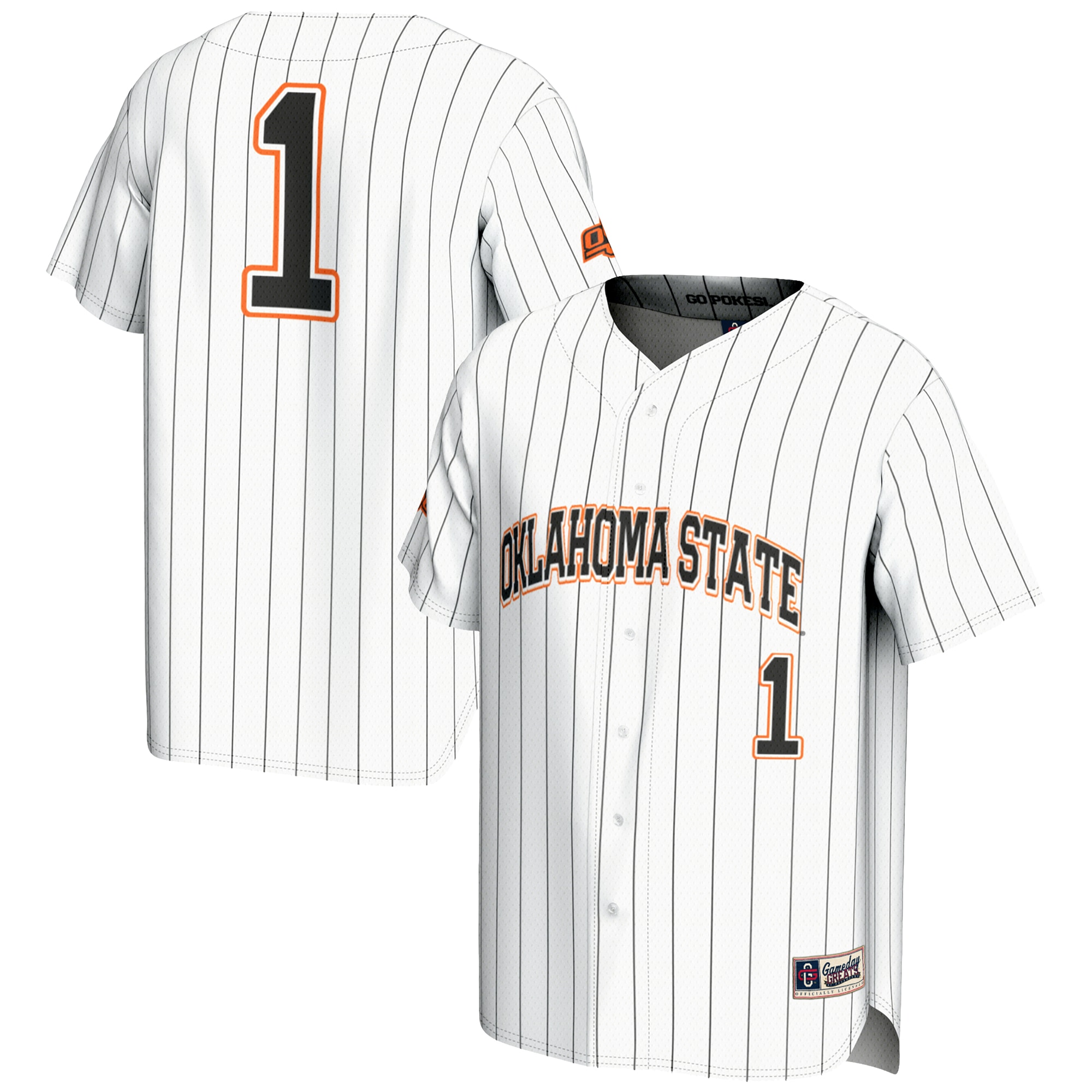 Women's Oklahoma State Cowboys White Fashion Jersey