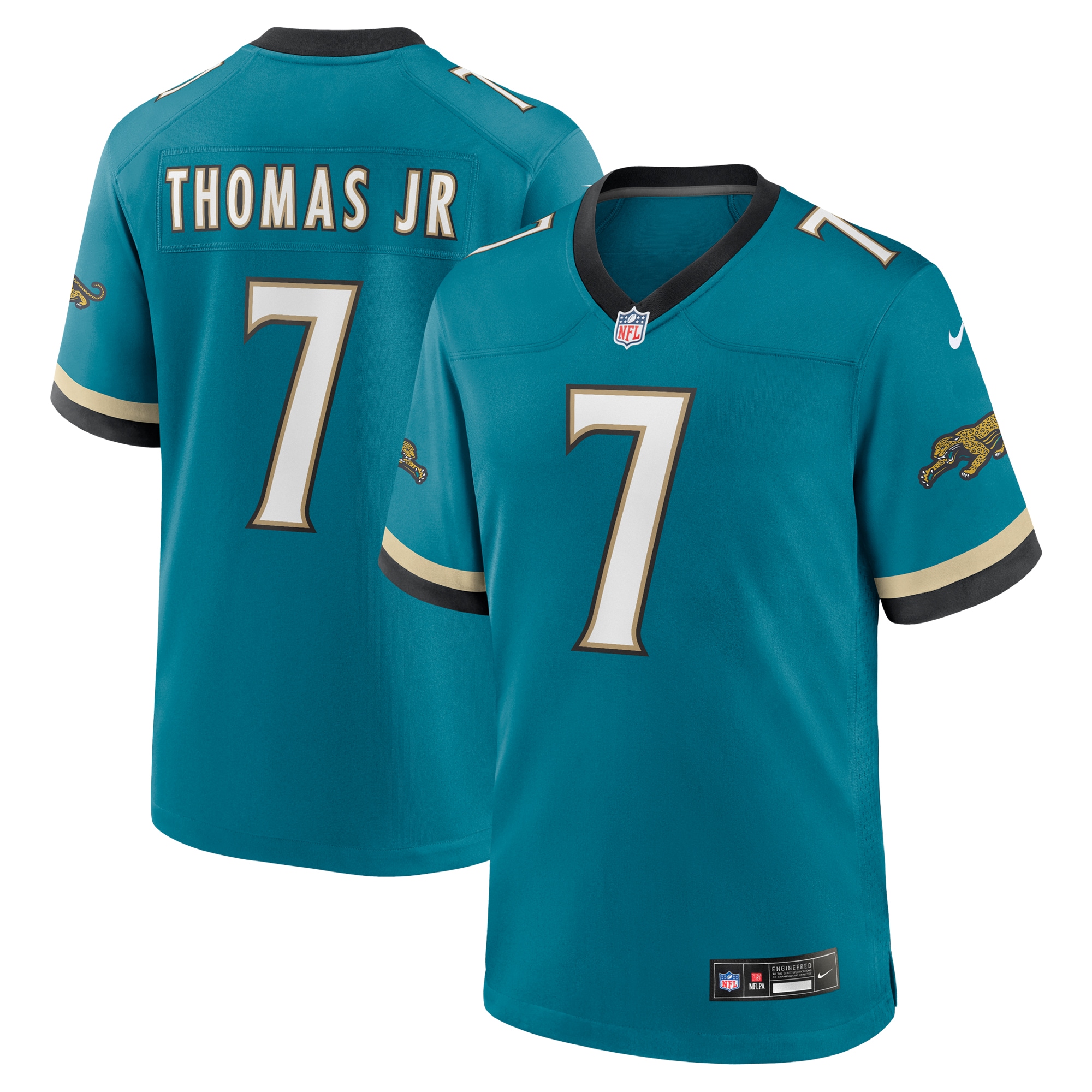 Women's Jacksonville Jaguars Teal Game Jersey