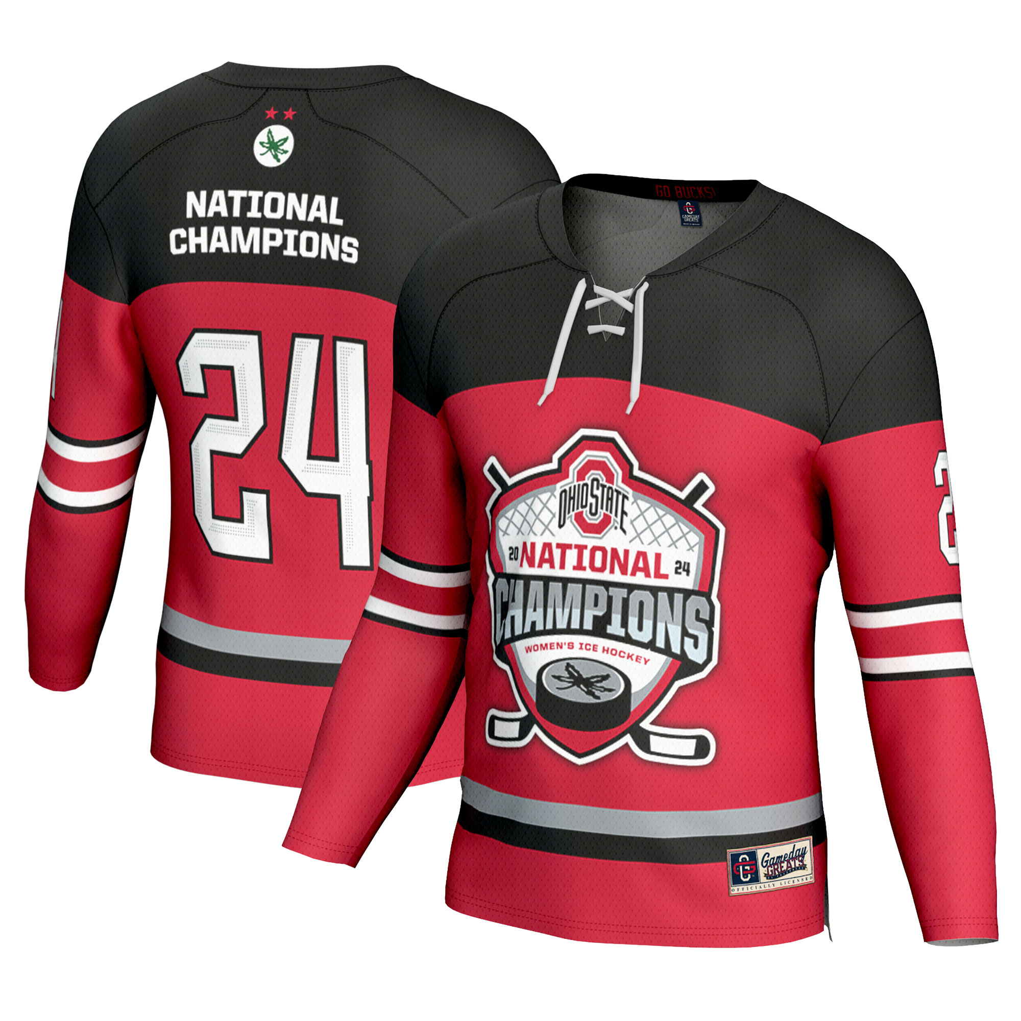 Kids' Ohio State Buckeyes 2024 Scarlet Fashion Jersey
