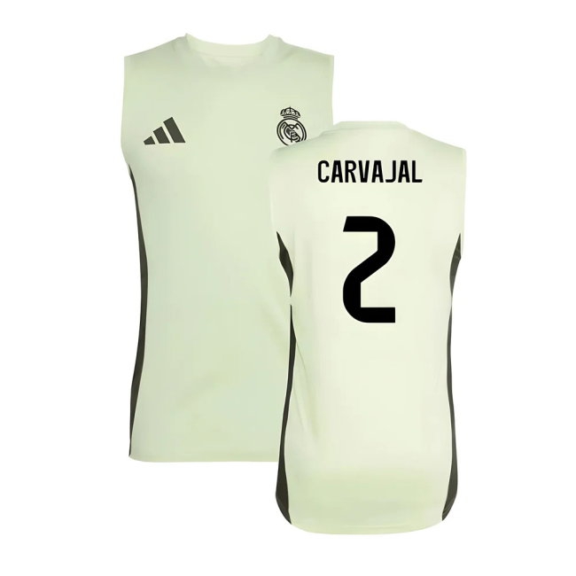 Kids' Trainings Real Madrid 2025/26 Lime Training Jersey