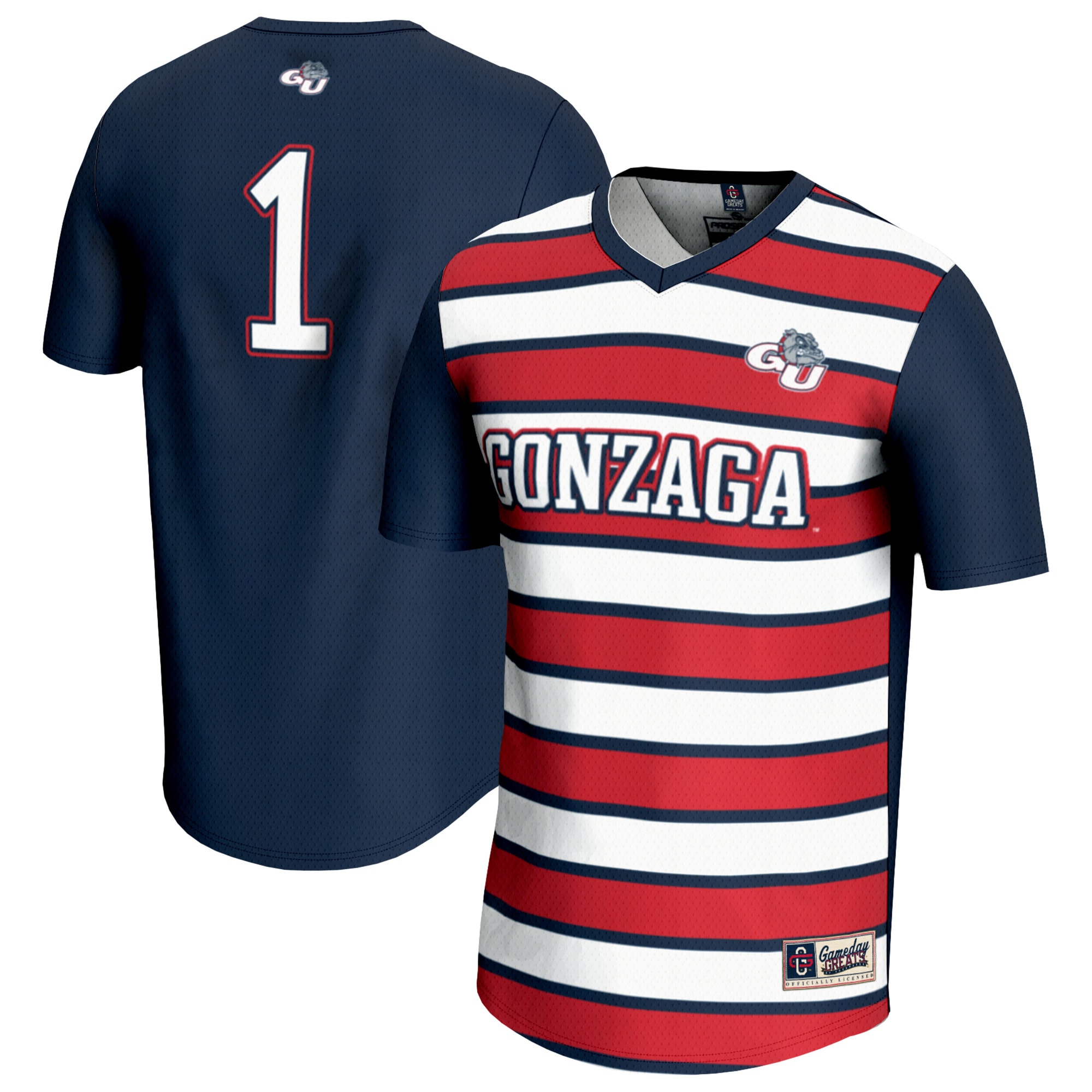 Men's Gonzaga Bulldogs Navy Fashion Jersey