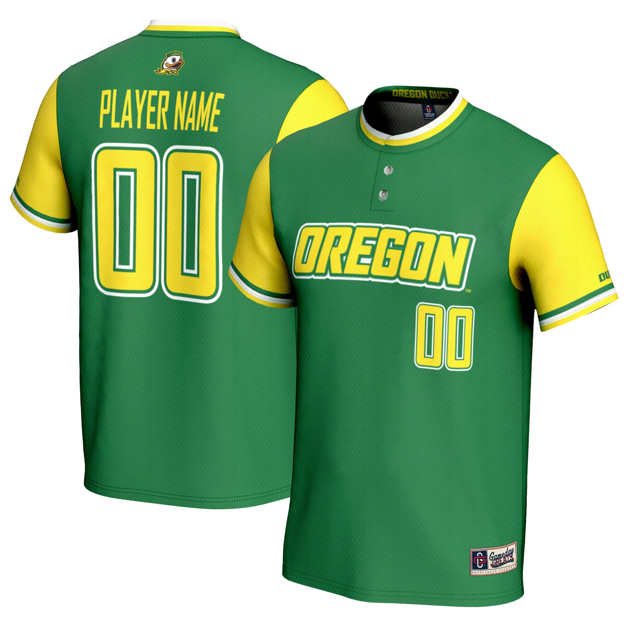 Women's Oregon Ducks Green Player Jersey