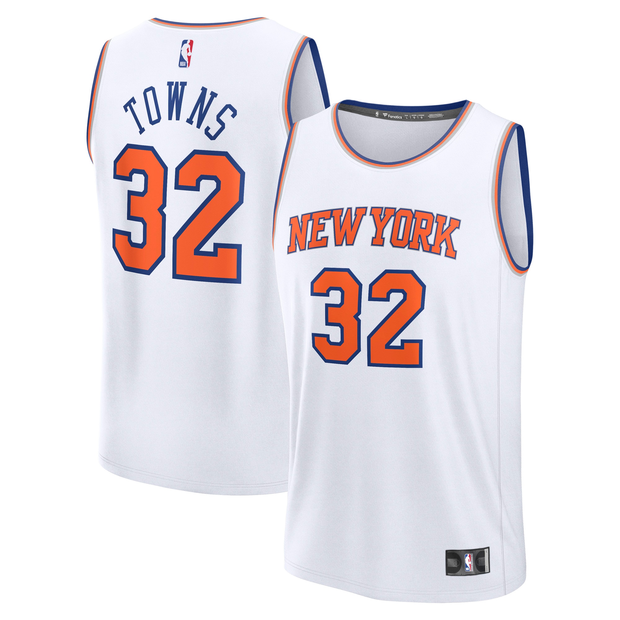 Men's New York Knicks White Player Jersey