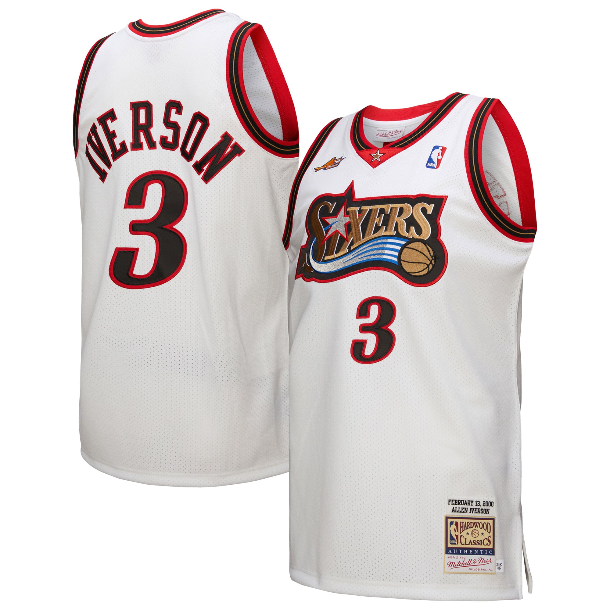 Women's Philadelphia 76ers White Game Jersey