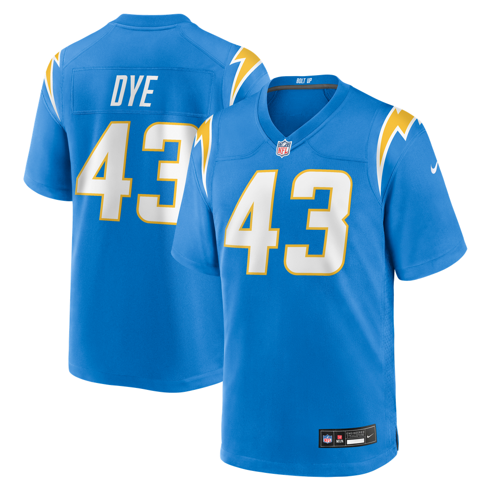 Men's Los Angeles Chargers Powder Game Jersey