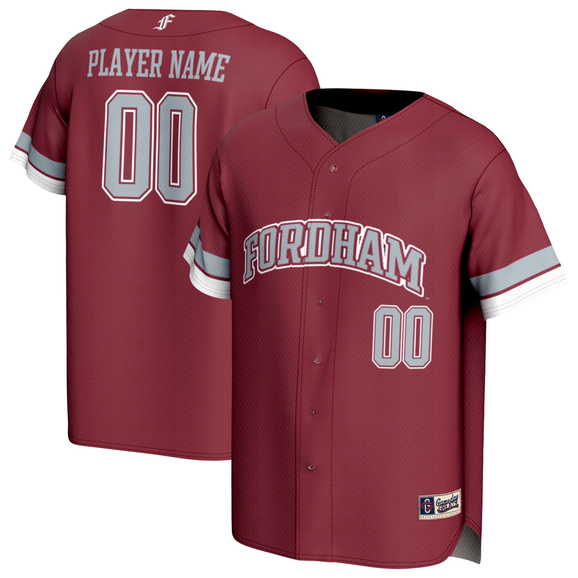 Kids' Fordham Rams Maroon Player Jersey