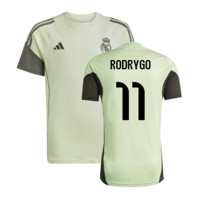 Kids' Trainings Real Madrid 2025/26 Lime Training Tee