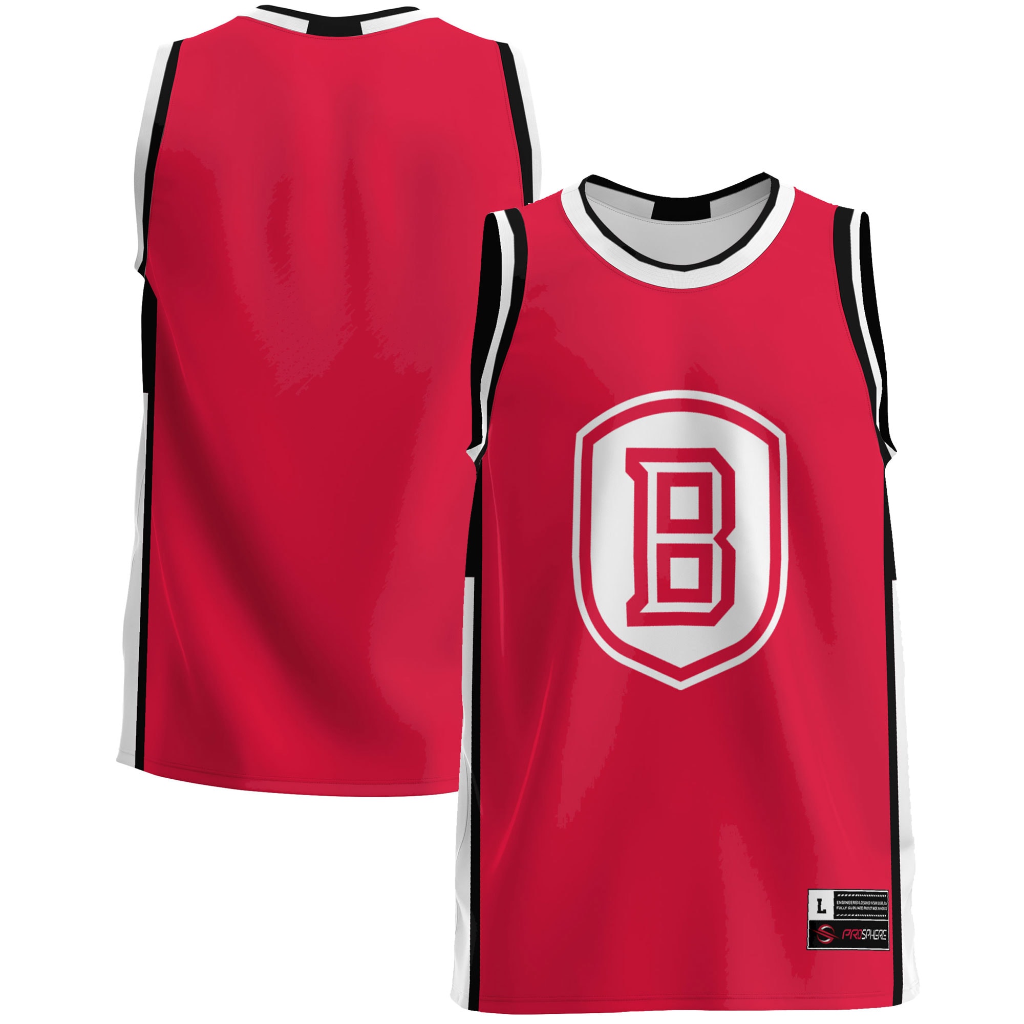 Men's Bradley Braves Red Jersey