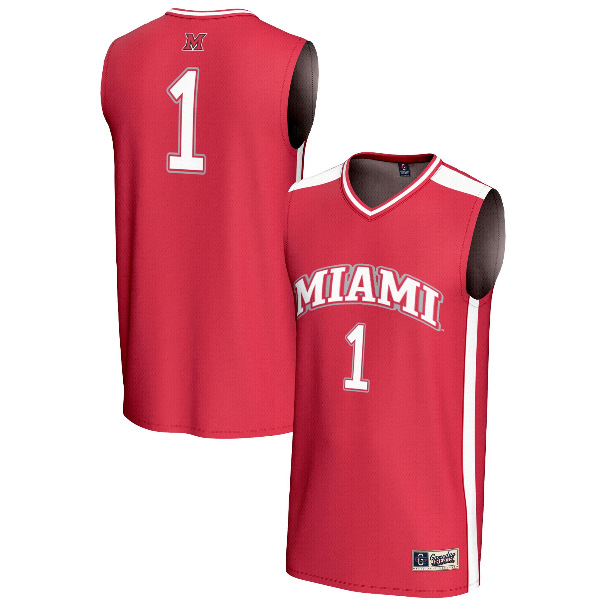 Men's Miami University RedHawks Red Fashion Jersey