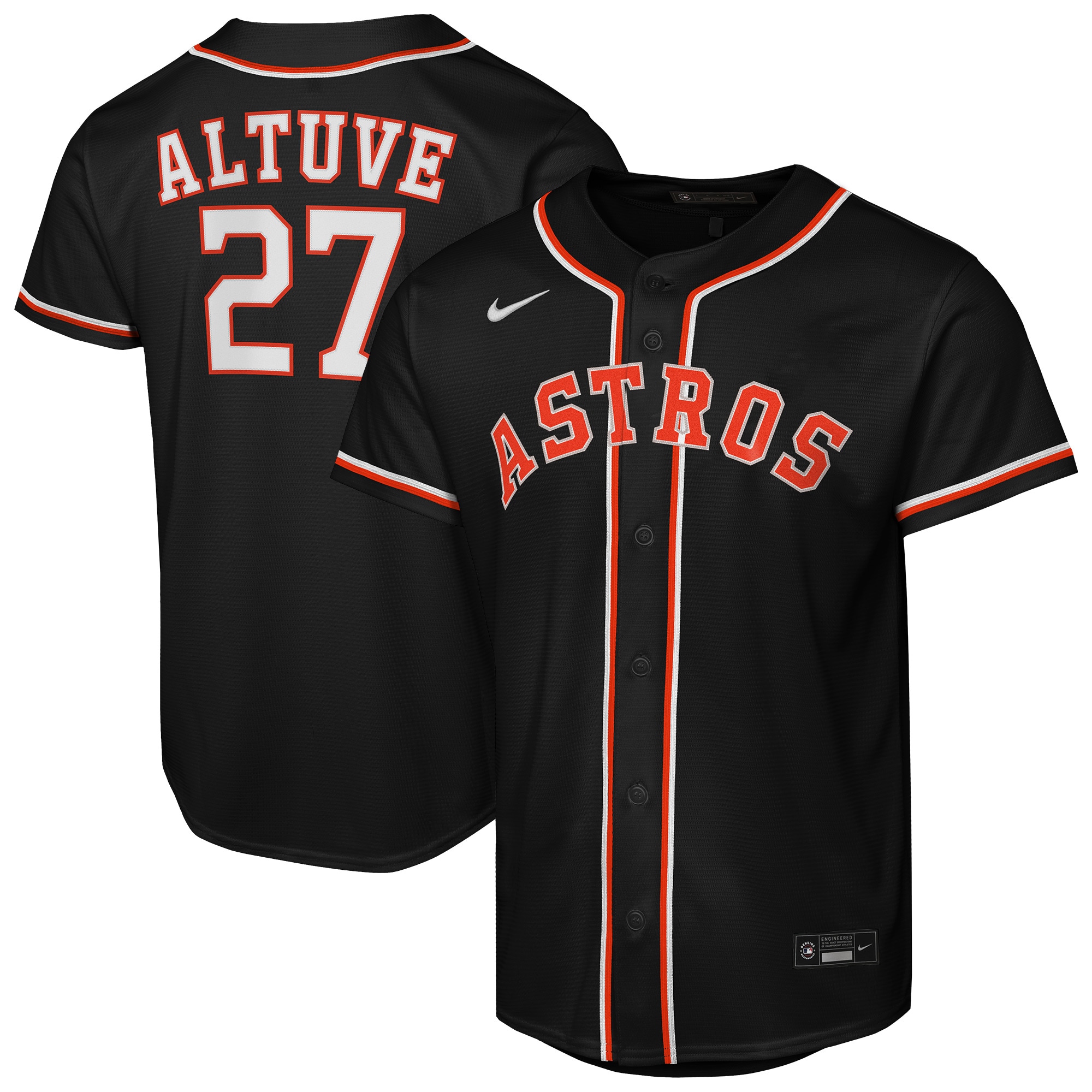 Men's Houston Astros Black Player Jersey