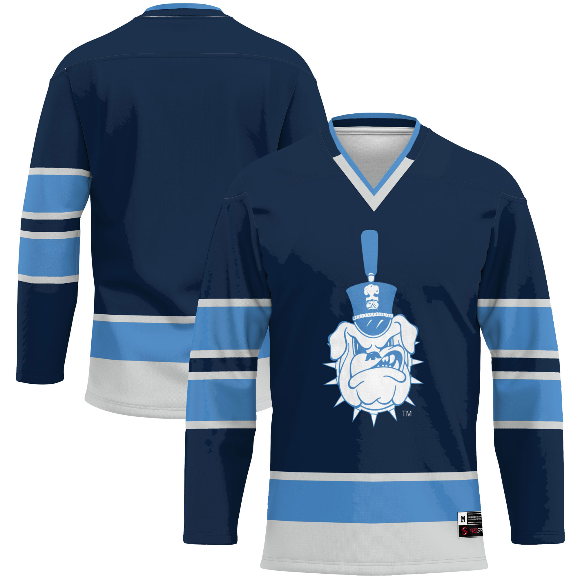 Men's Citadel Bulldogs Navy Jersey