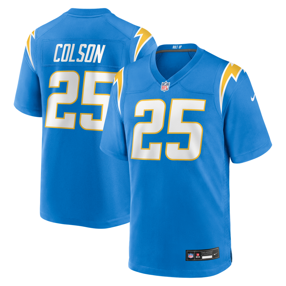 Men's Los Angeles Chargers Powder Game Jersey
