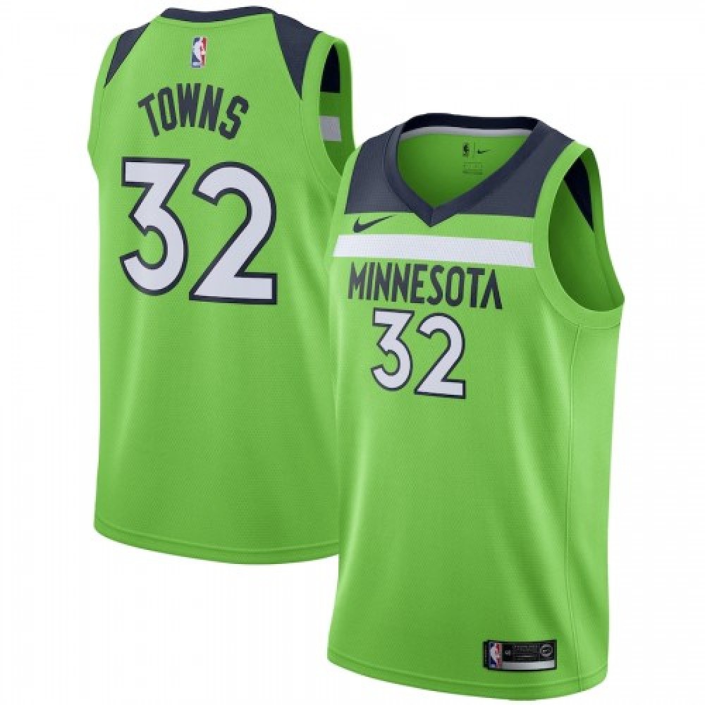 Men's Minnesota Timberwolves Green Statement Swingman Jersey