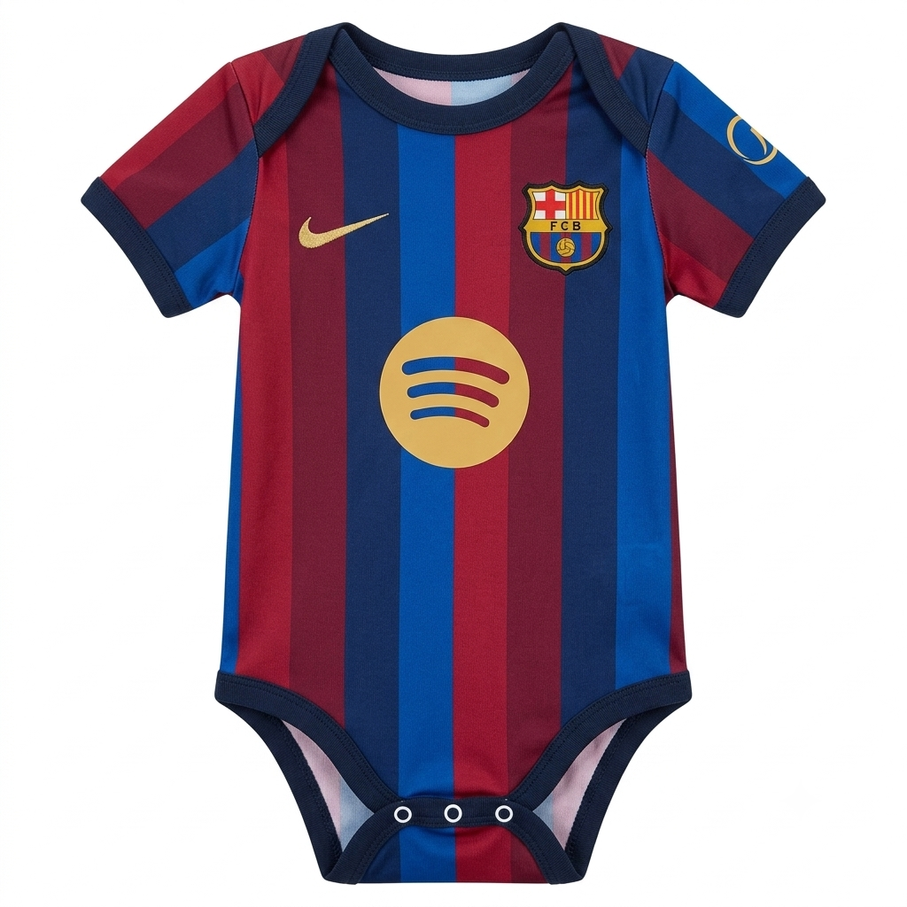 Kids' Barcelona 2026/27 Home Romper
