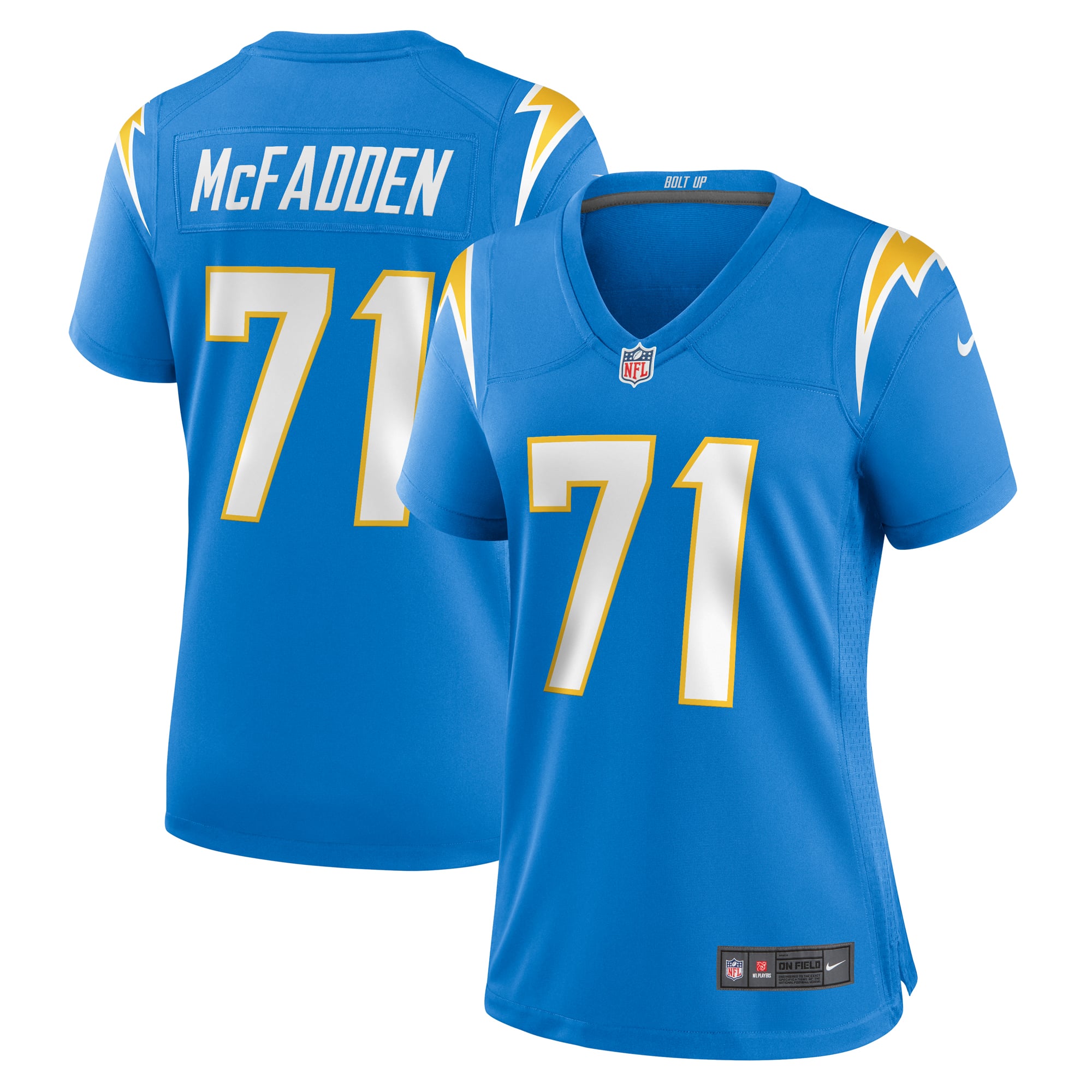 Kids' Los Angeles Chargers Powder Game Jersey