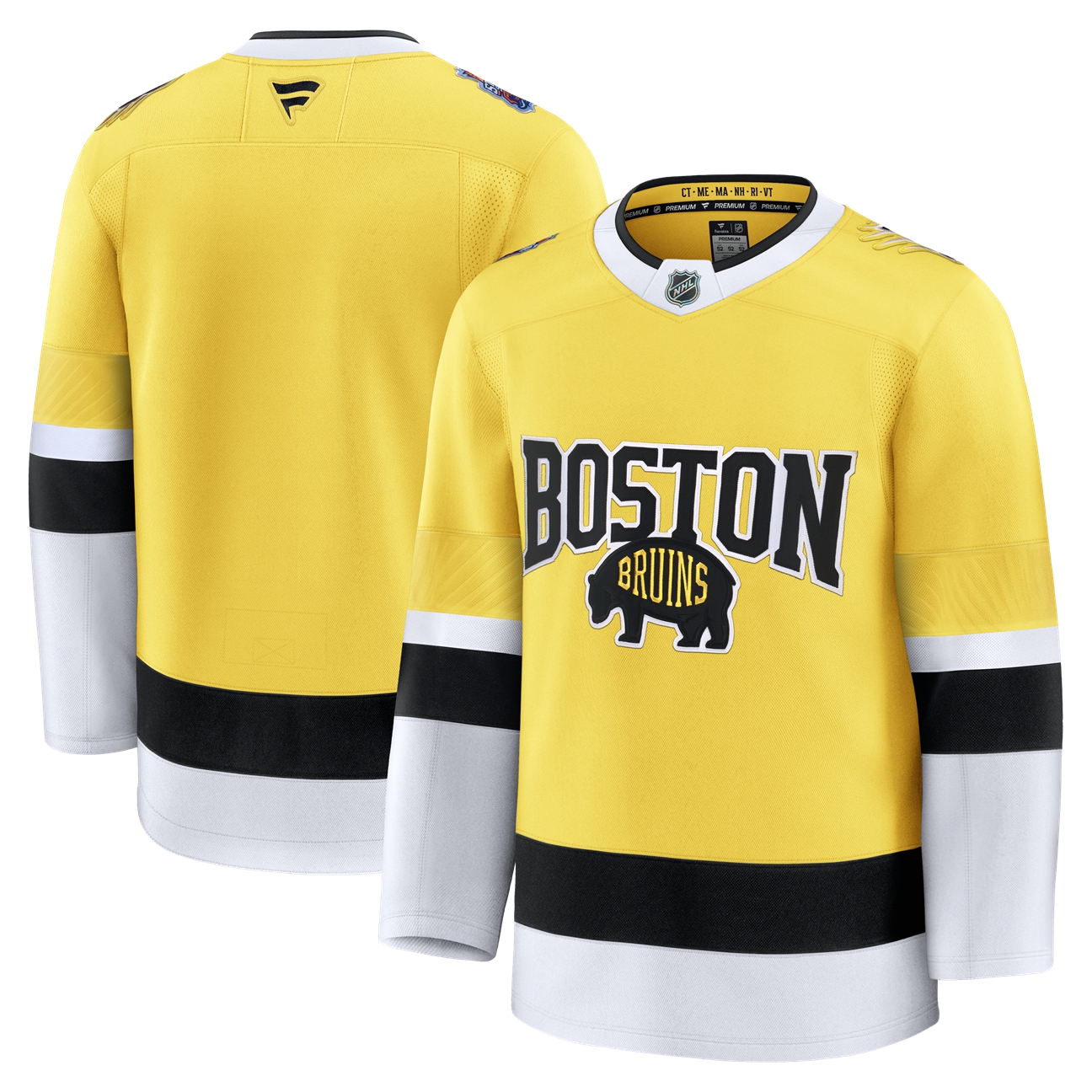 Kids' Boston Bruins 2026 Gold Jersey