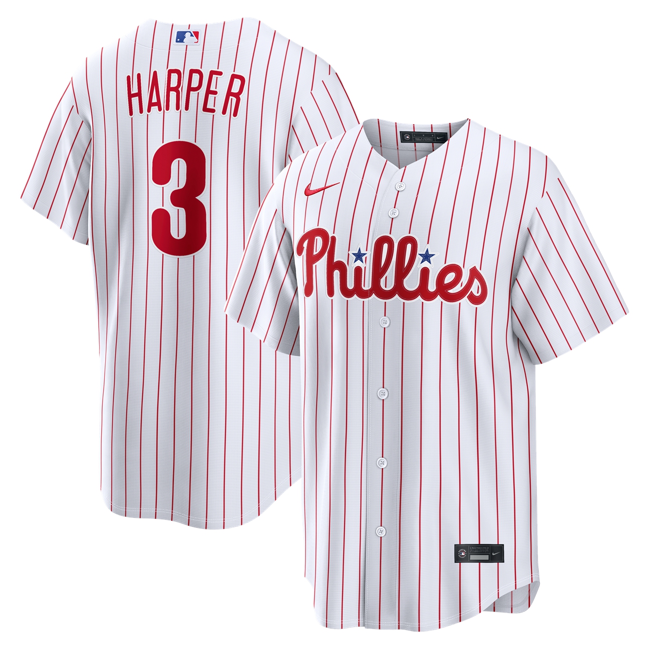 Kids' Philadelphia Phillies White Replica Jersey