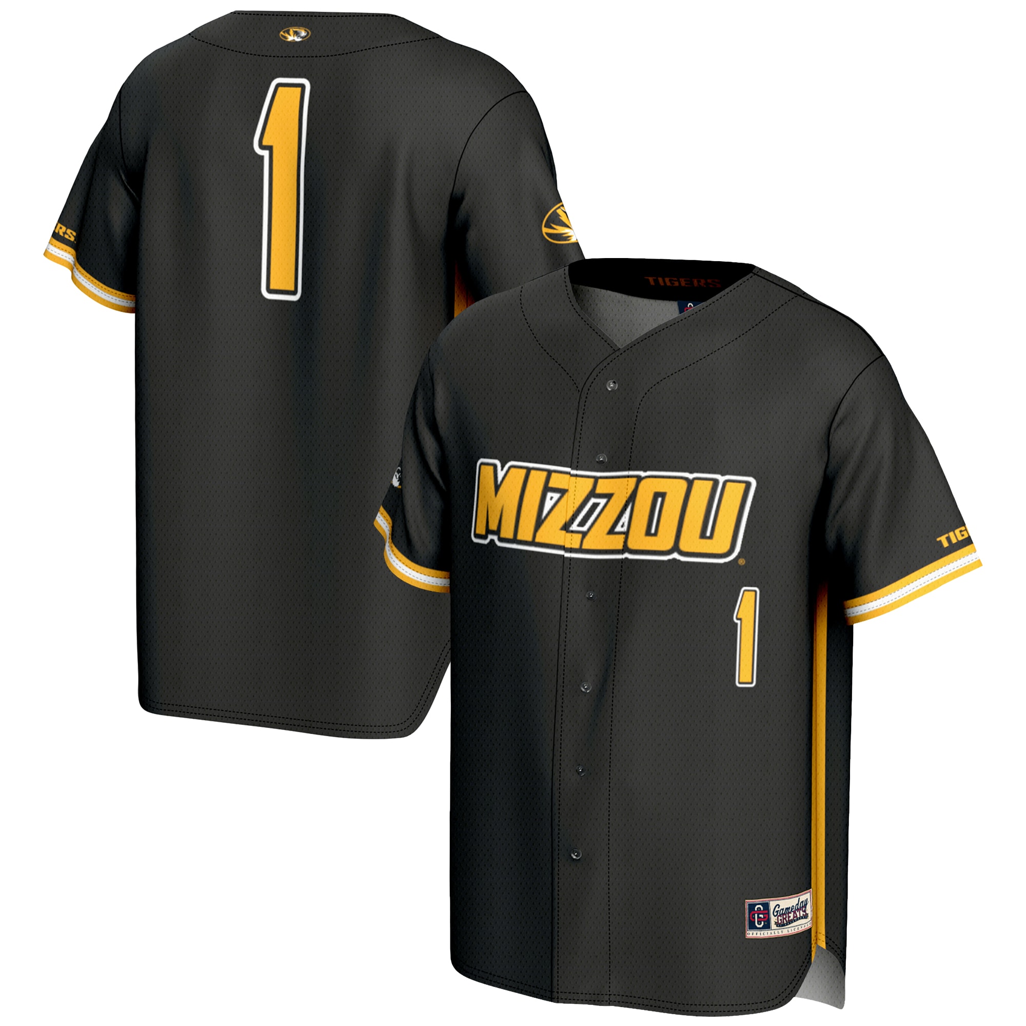 Women's Missouri Tigers Black Jersey