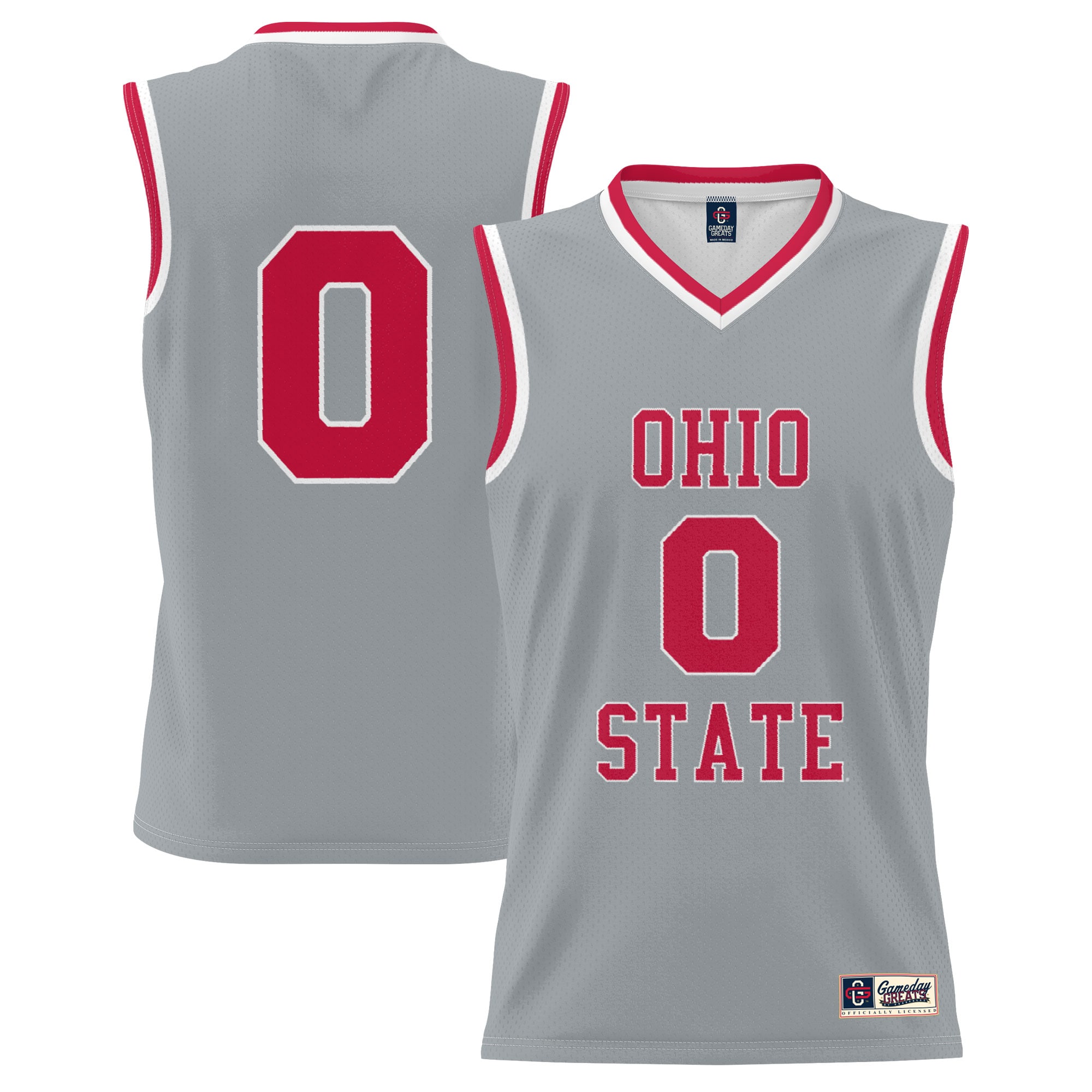 Kids' Ohio State Buckeyes Gray Fashion Jersey