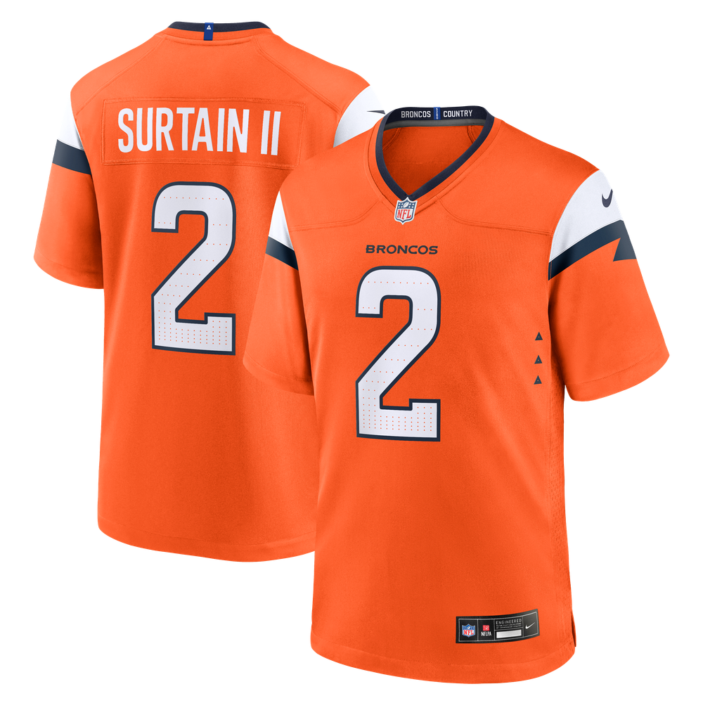 Men's Denver Broncos Orange Game Jersey