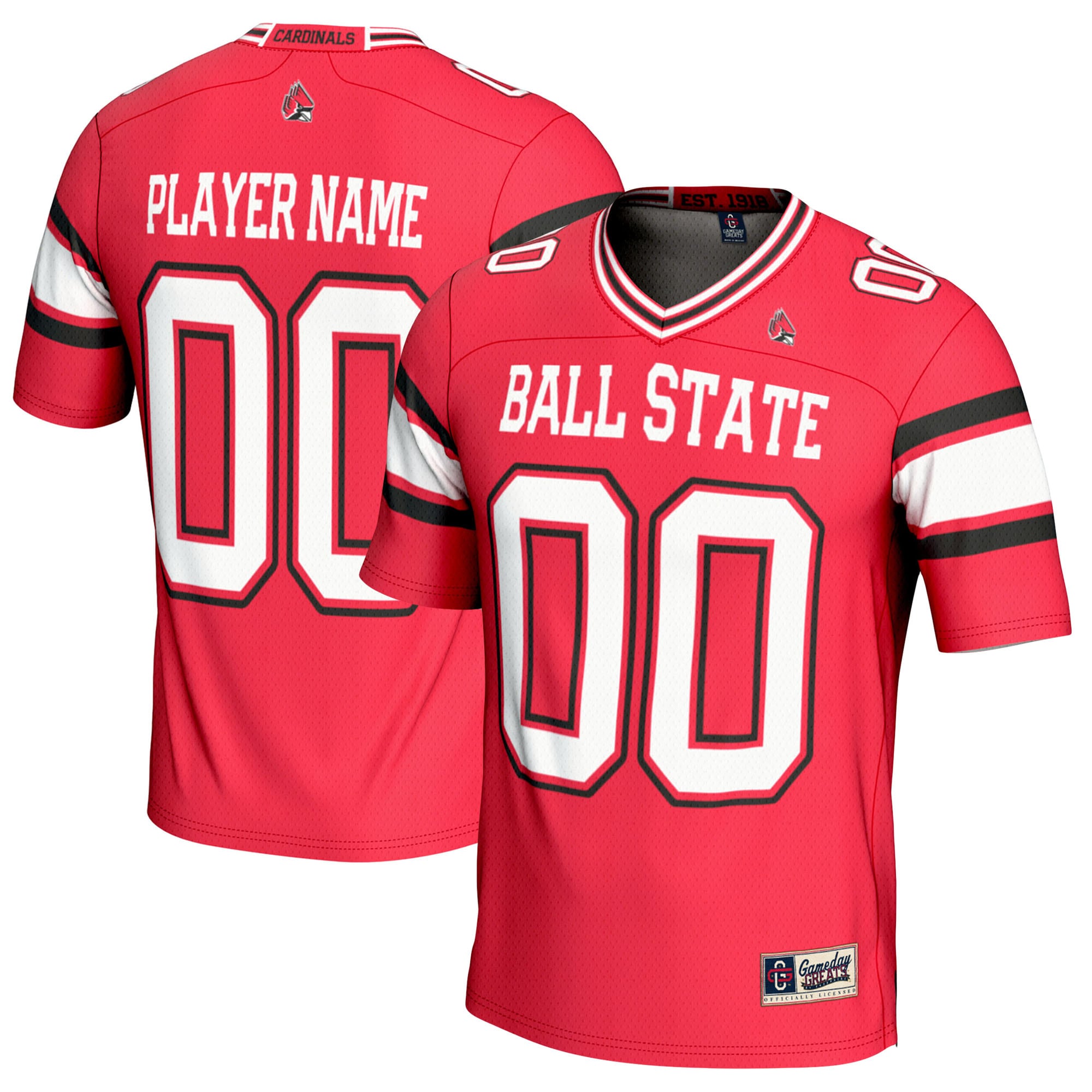 Men's Ball State Cardinals Cardinal Player Jersey