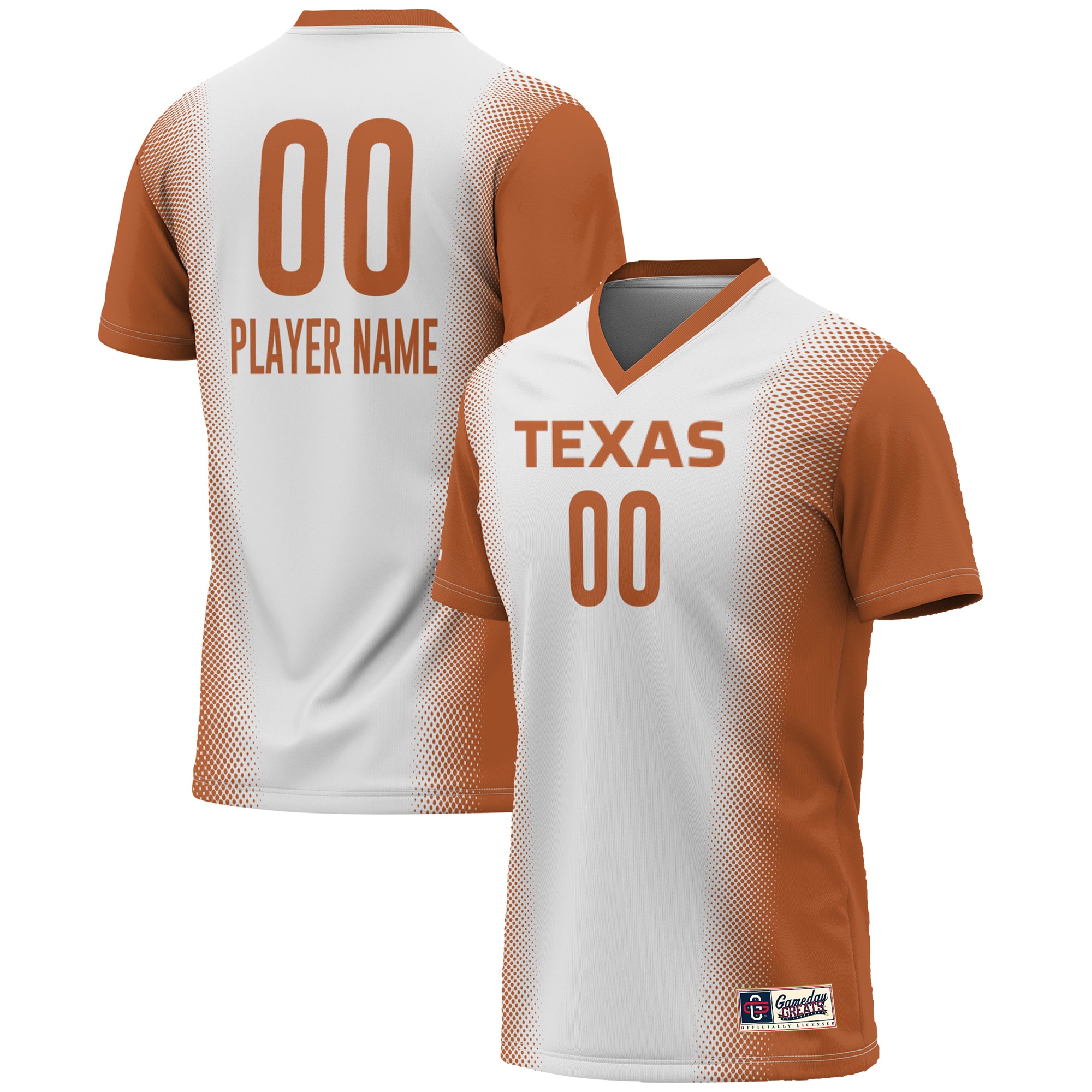 Men's Texas Longhorns White Player Jersey