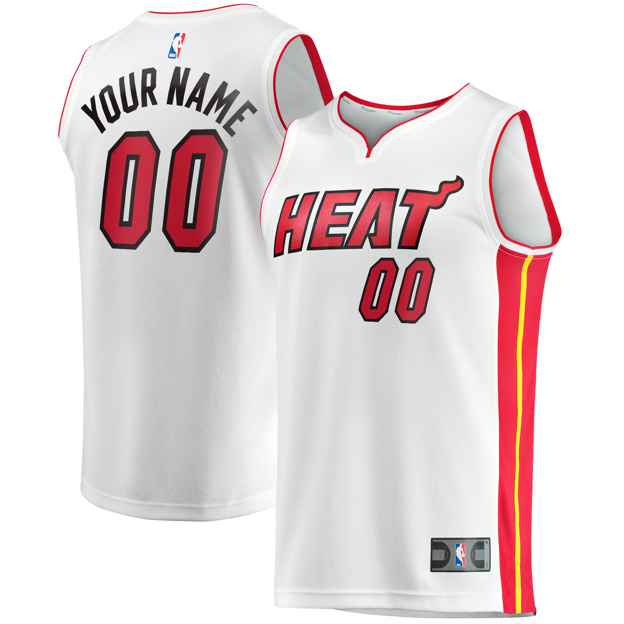 Kids' Miami Heat White Replica Jersey