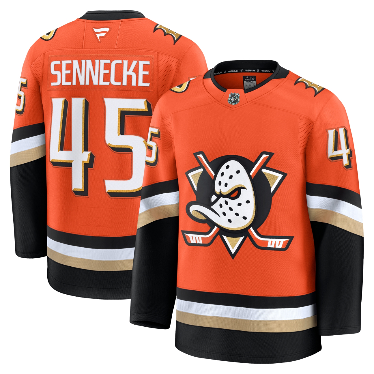 Men's Anaheim Ducks Orange Home Jersey