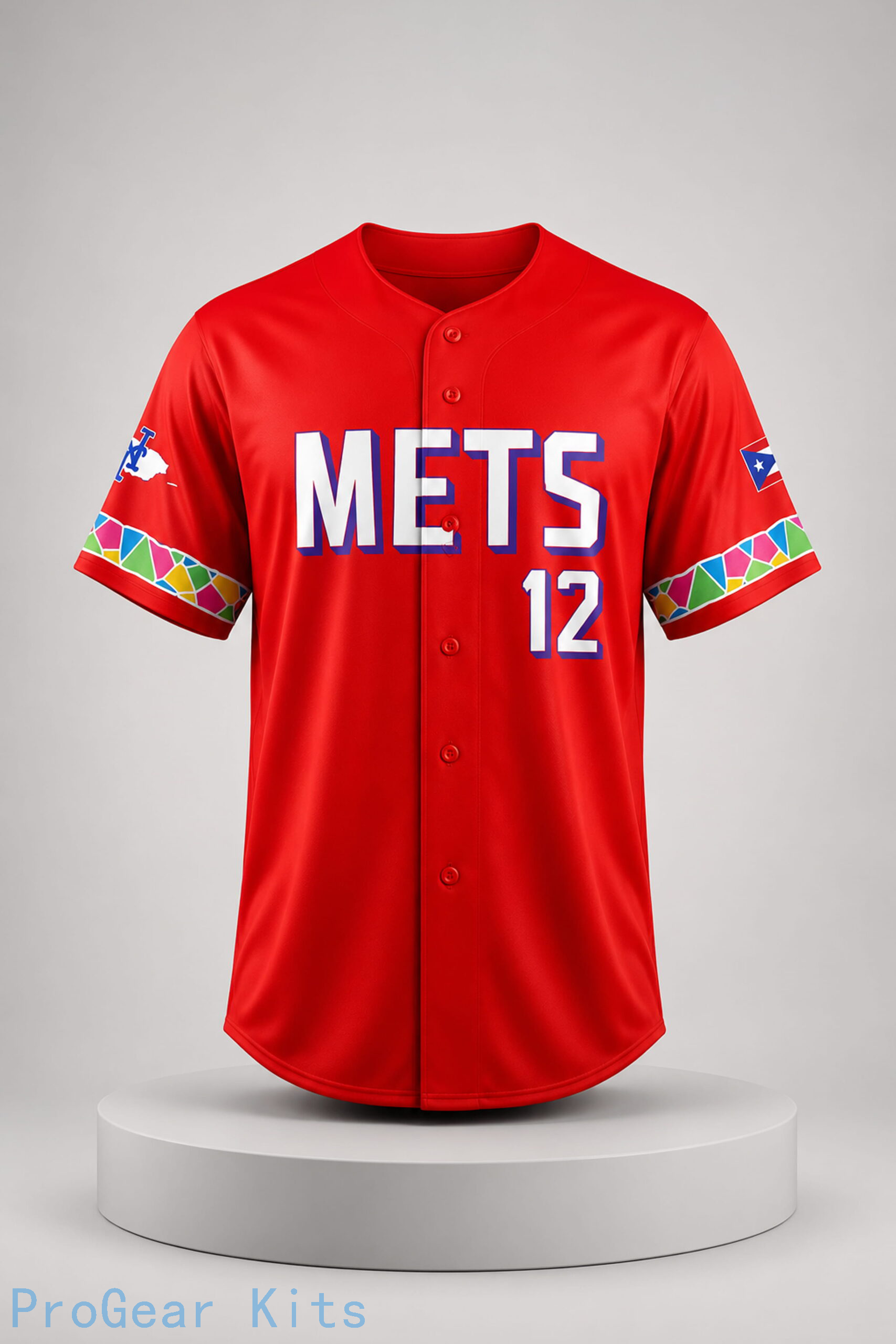 Kids' Mets Puerto 2026 Heritage Jersey