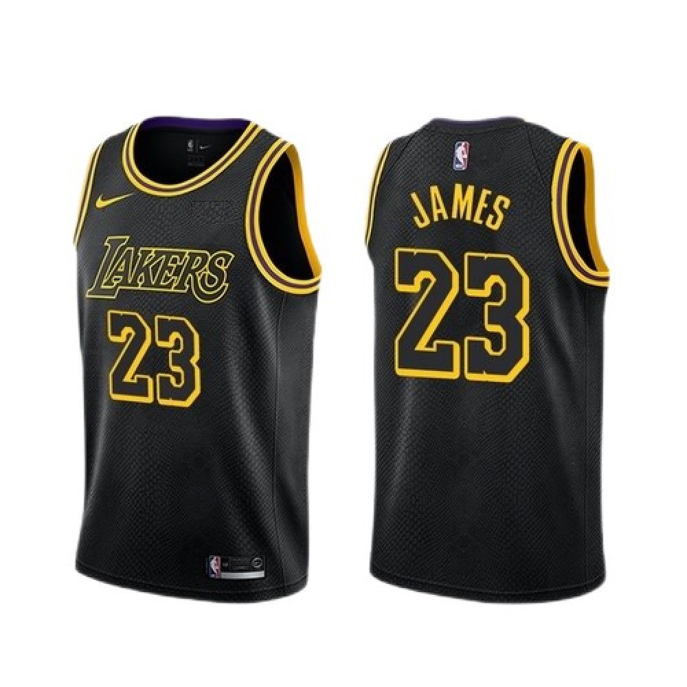 Women's Los Angeles Lakers Black City Swingman Jersey