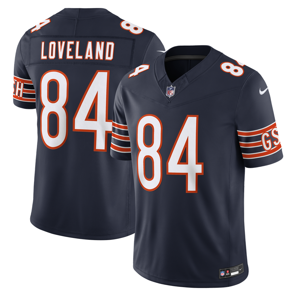 Women's Chicago Bears Navy Stitched Limited Jersey