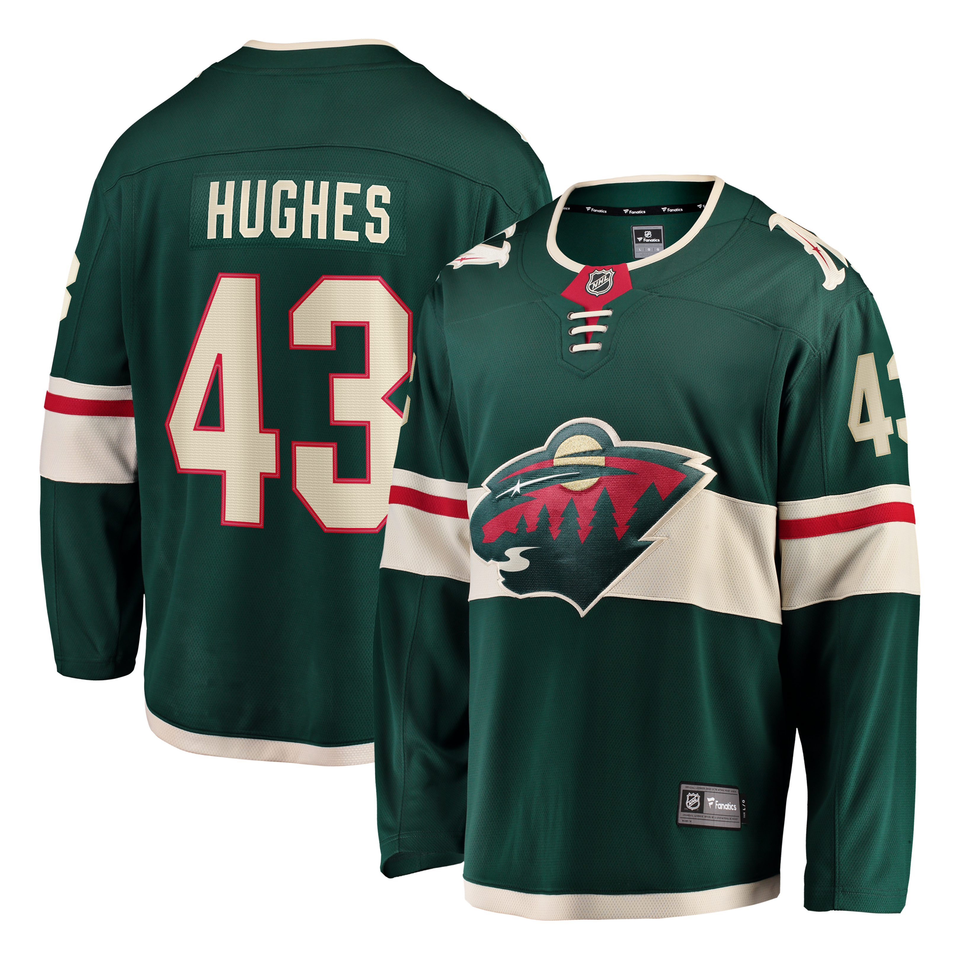 Kids' Minnesota Wild Green Home Jersey