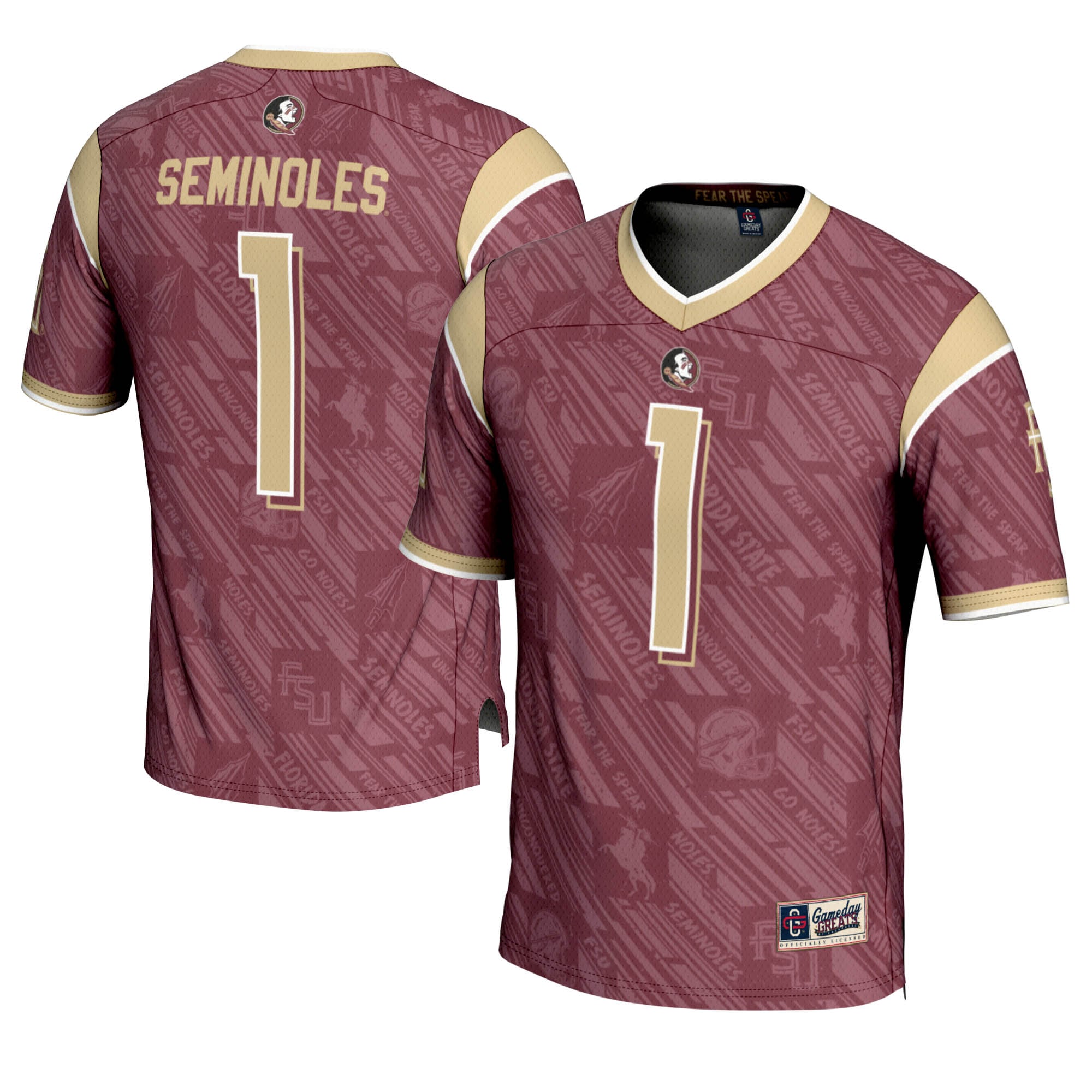 Men's Florida State Seminoles Fashion Jersey