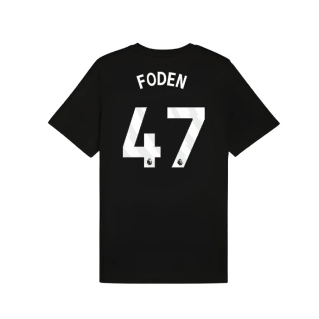 Men's Man City 2025/26 Black City Tee