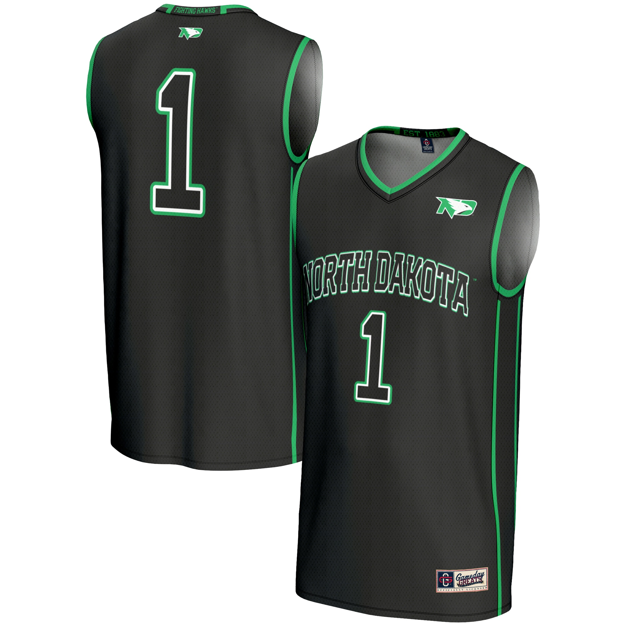 Women's North Dakota Black Fashion Jersey
